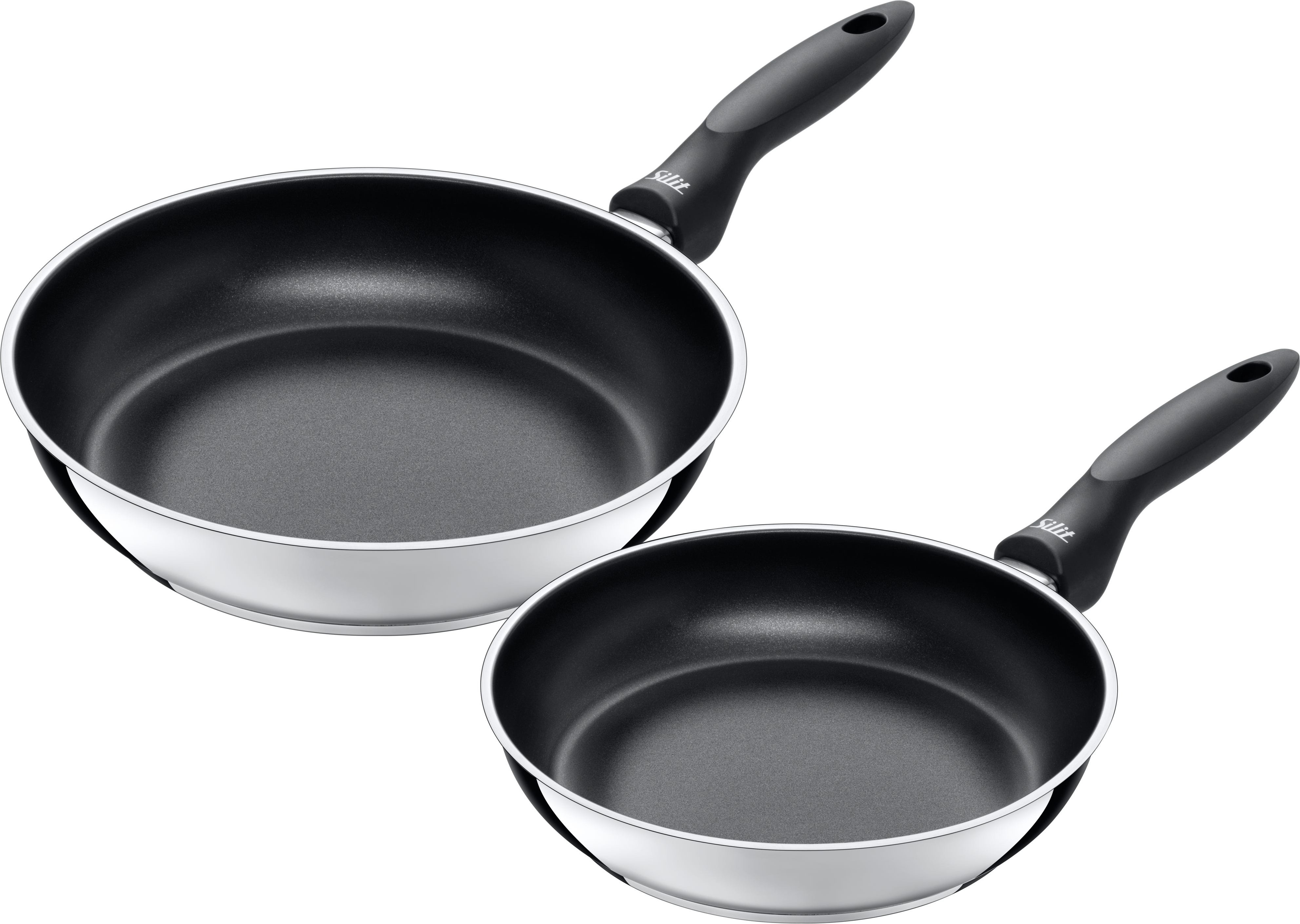 Silit Domus Bratpfannen-Set, 2-teilig, 24 cm + 28 cm