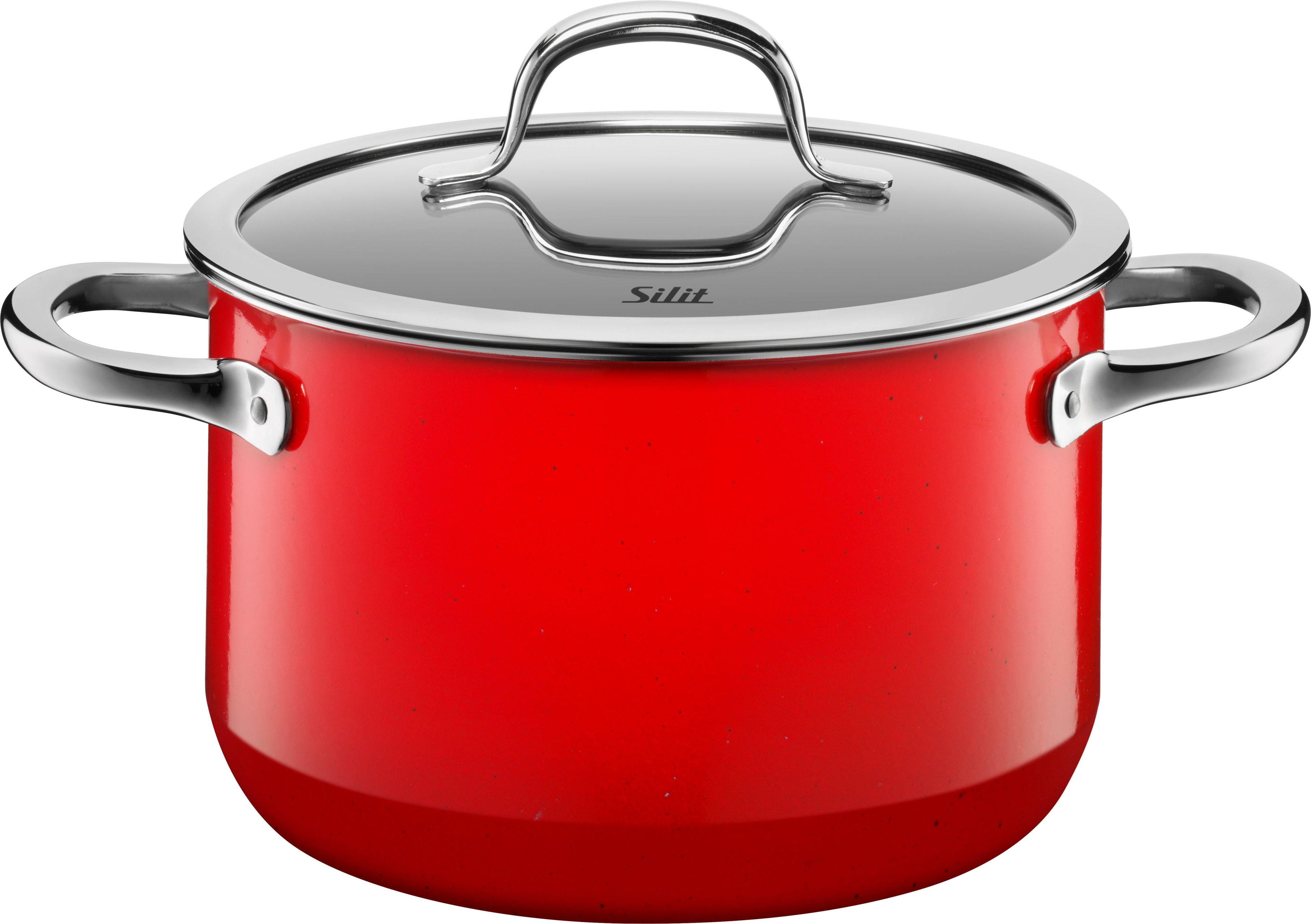 Thumbnail - Silit Silargan® Passion Kochtopf mit Deckel, 20 cm, Red