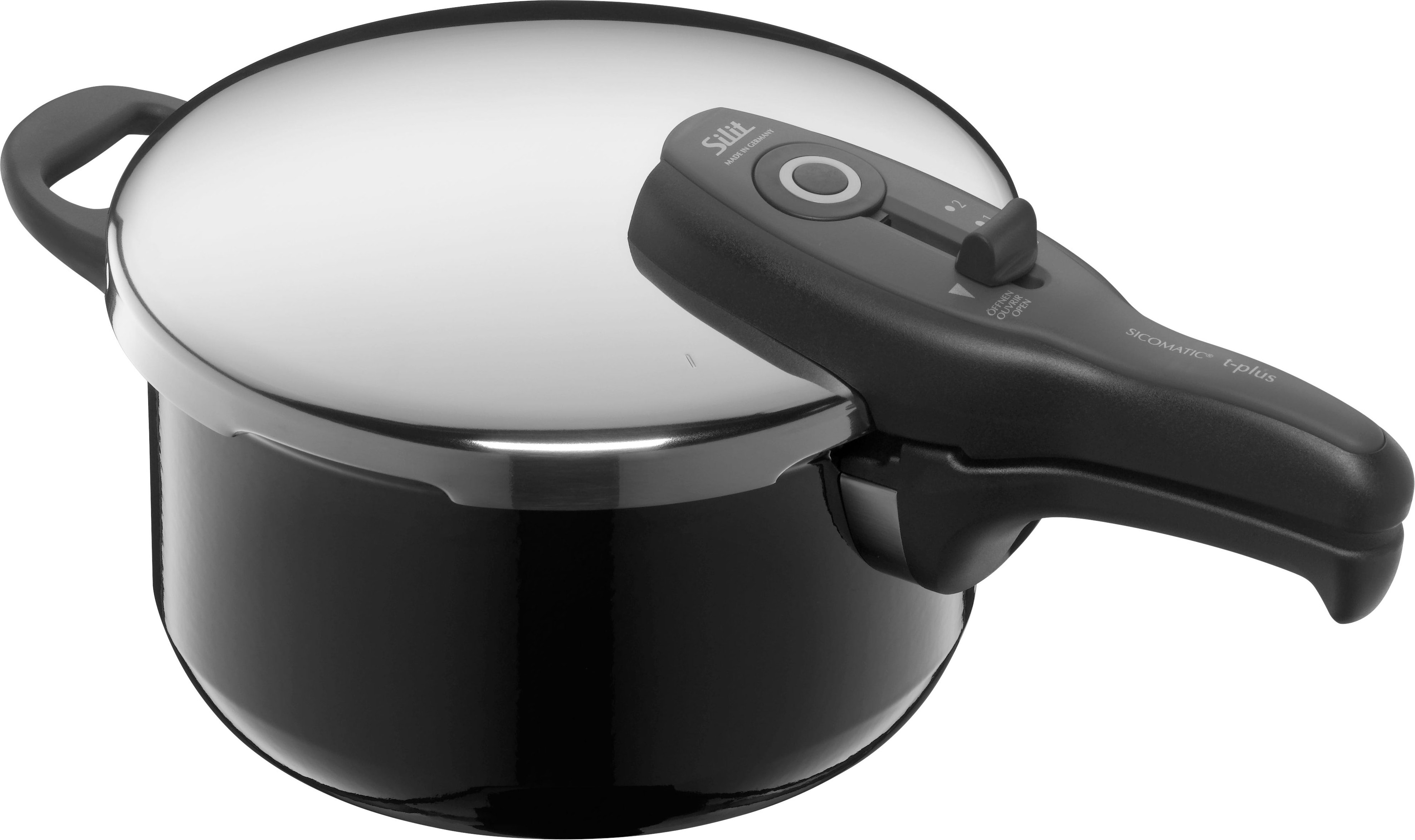Thumbnail - Silit Silargan® Sicomatic t-Plus Schnellkochtopf, 22 cm, 4,5 l, Black