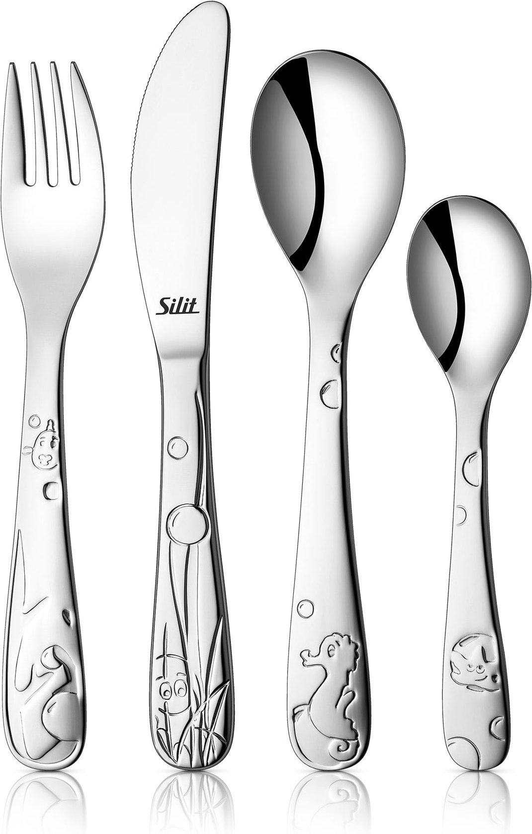 Silit Aquarama Kinderbesteck-Set, 4-teilig