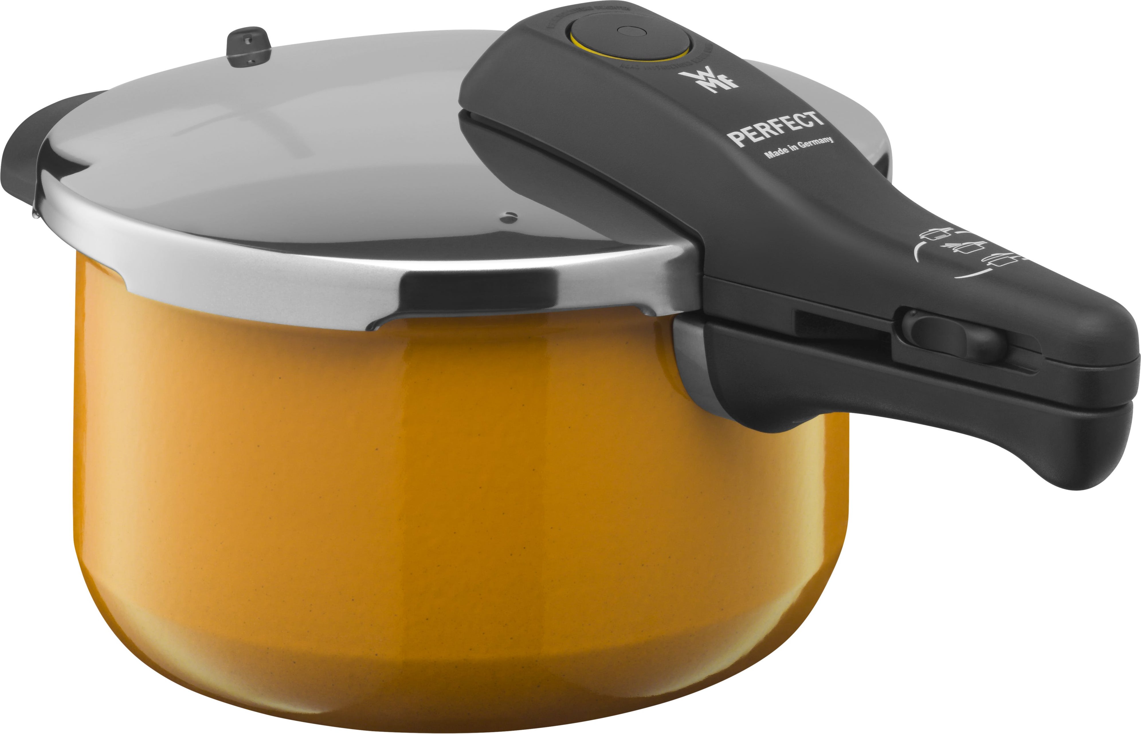 Fusiontec Perfect Schnellkochtopf, 22 cm, 4,5 l Yellow