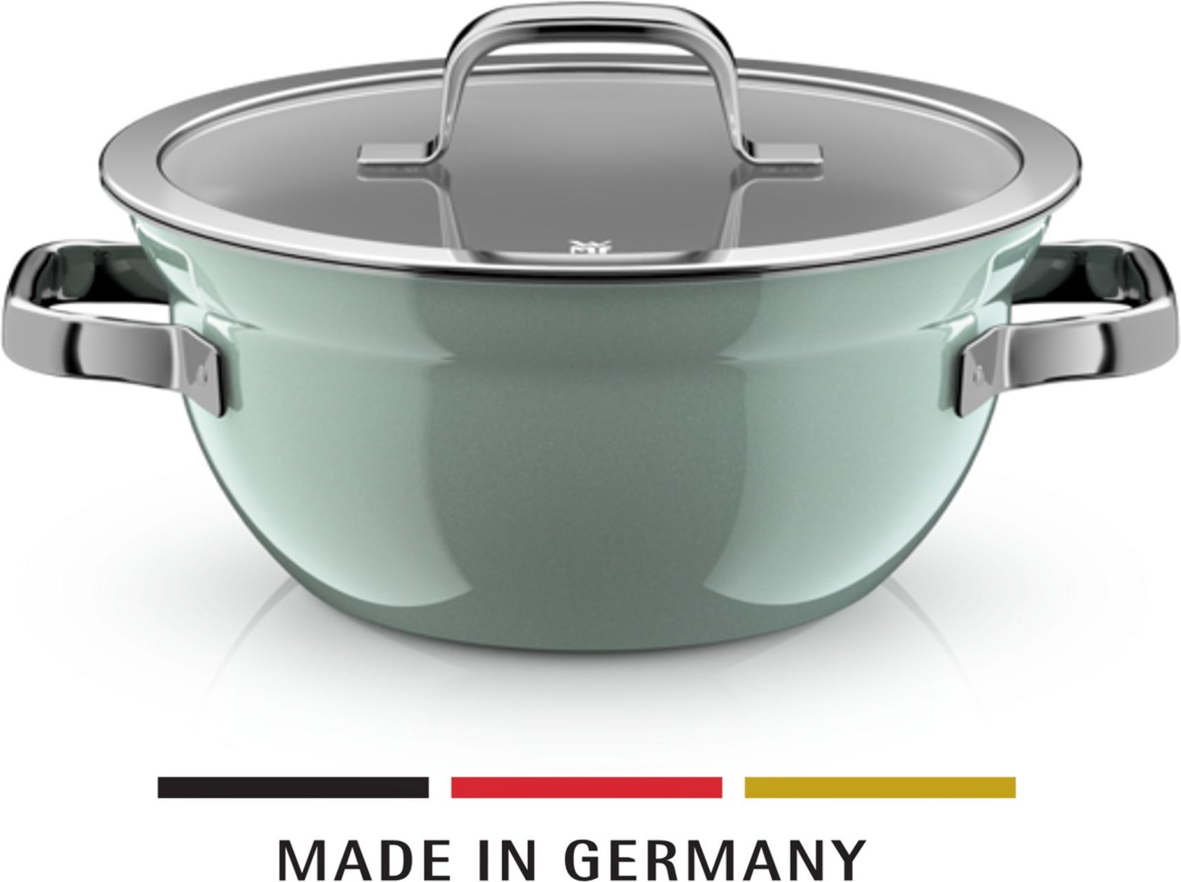 Fusiontec Mineral Pro, Kochschüssel mit Deckel, 24 cm, Eucalyptus Haze