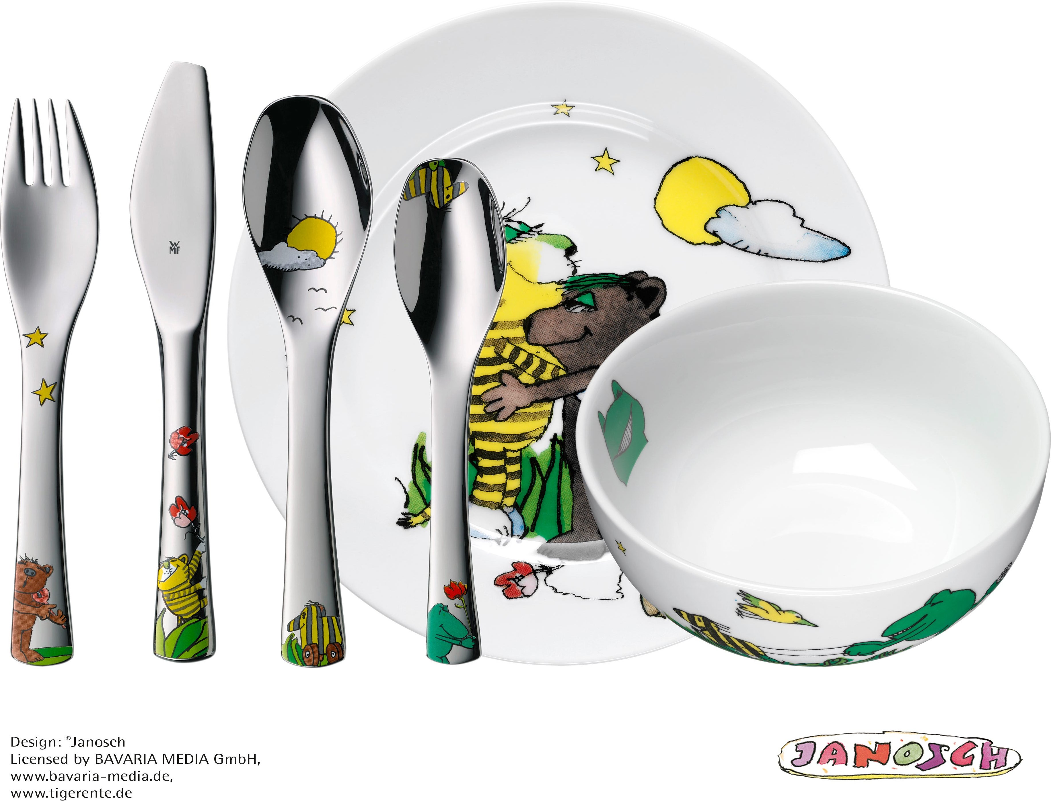 Thumbnail - Kindergeschirr-Set Janosch, 6-teilig