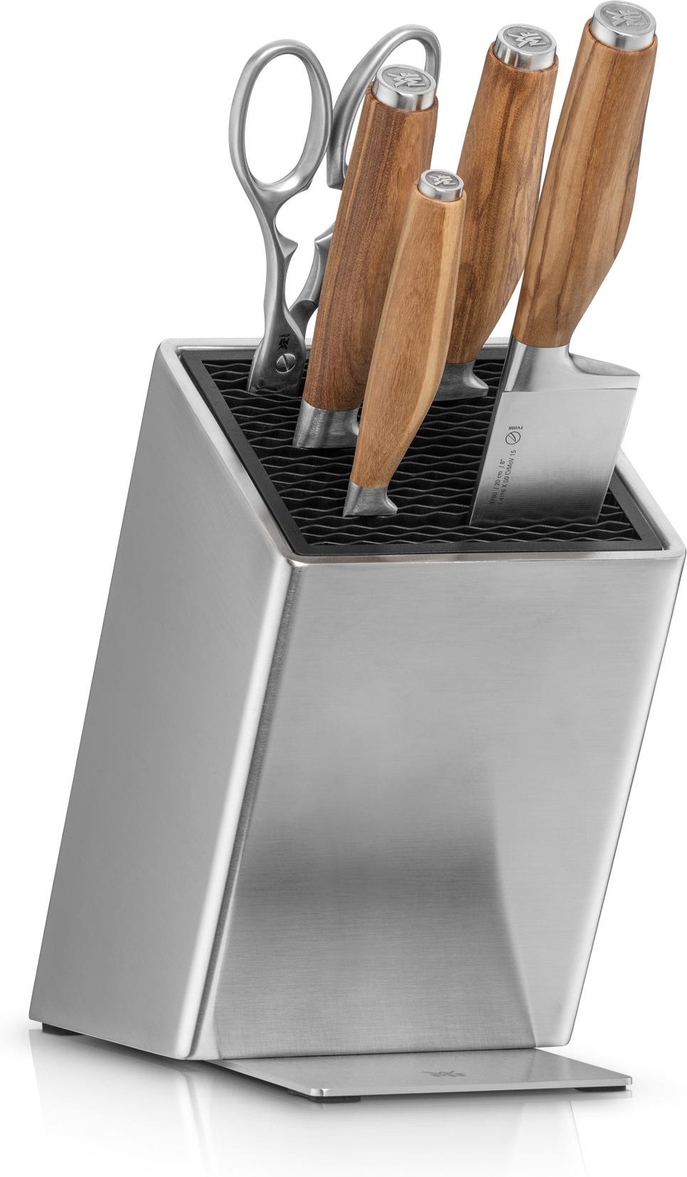 Grand Wood Messer-Set mit FlexTec Messerblock, 6-teilig