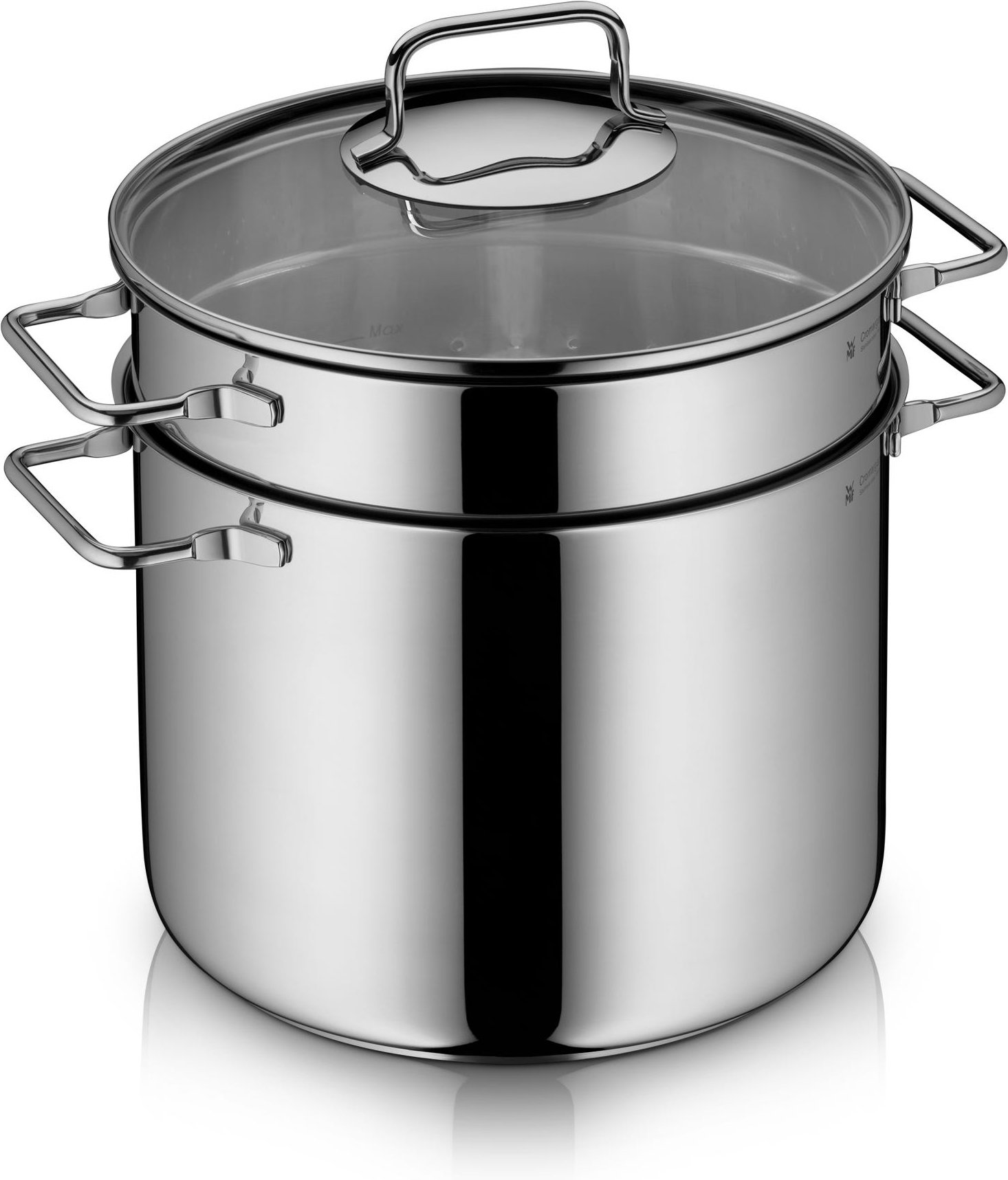 Nudeltopf mit Glasdeckel, 24 cm