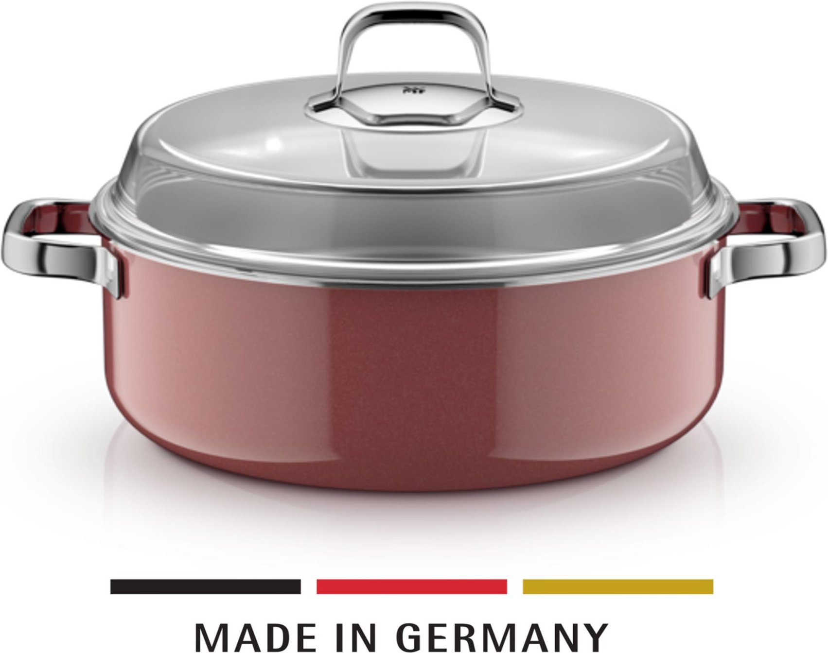 Thumbnail - Fusiontec Mineral Pro, Schmortopf mit Deckel, 28 cm, Rose Quartz