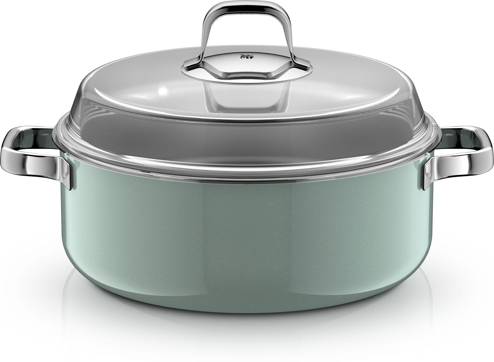 Fusiontec Mineral Pro, Schmortopf mit Deckel, 28 cm, Eucalyptus Haze