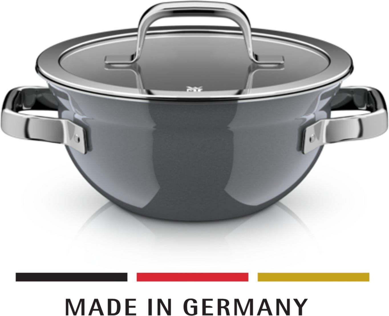 Fusiontec Mineral Pro, Kochschüssel mit Deckel, 20 cm, Platinum