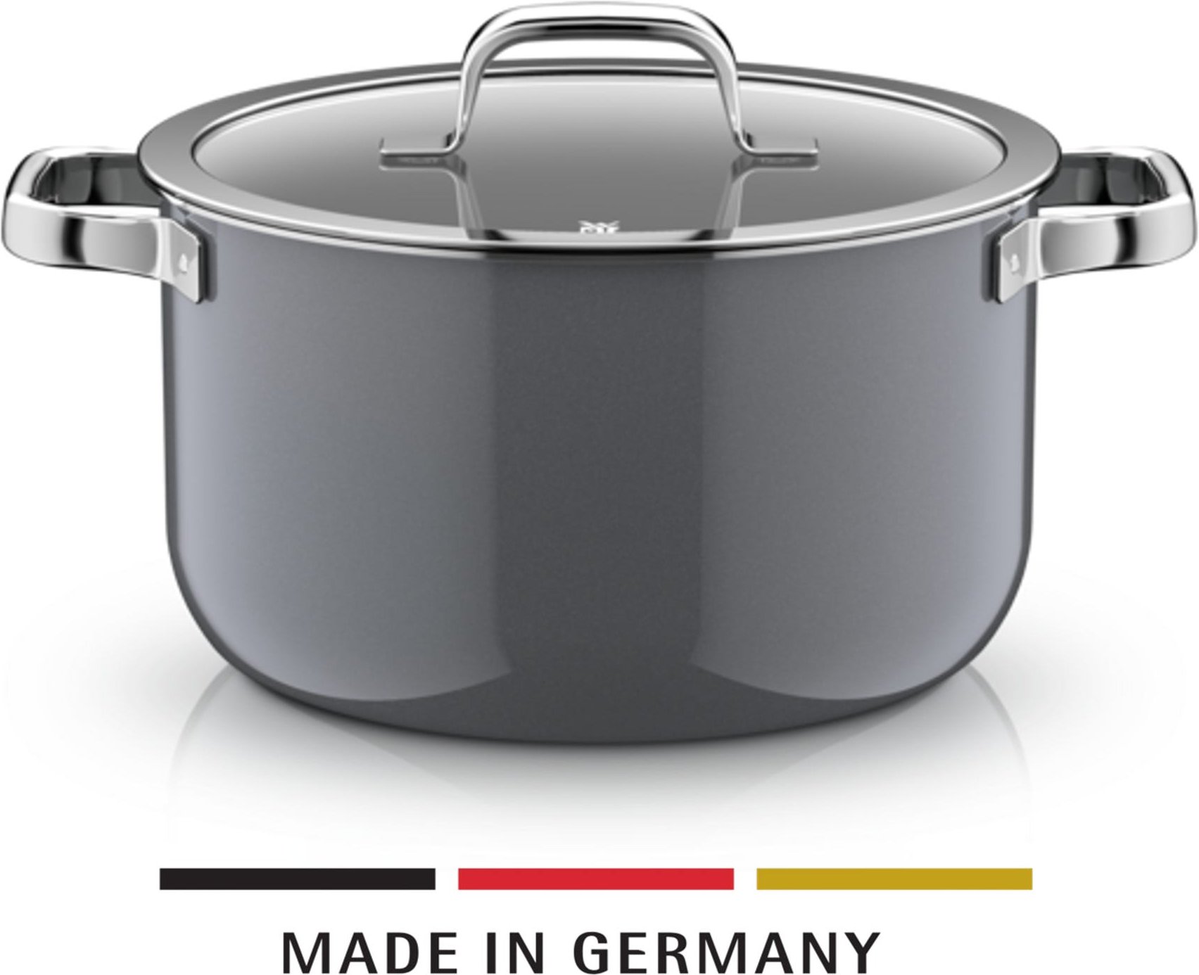 Fusiontec Mineral Pro, Kochtopf mit Deckel, 24 cm, Platinum