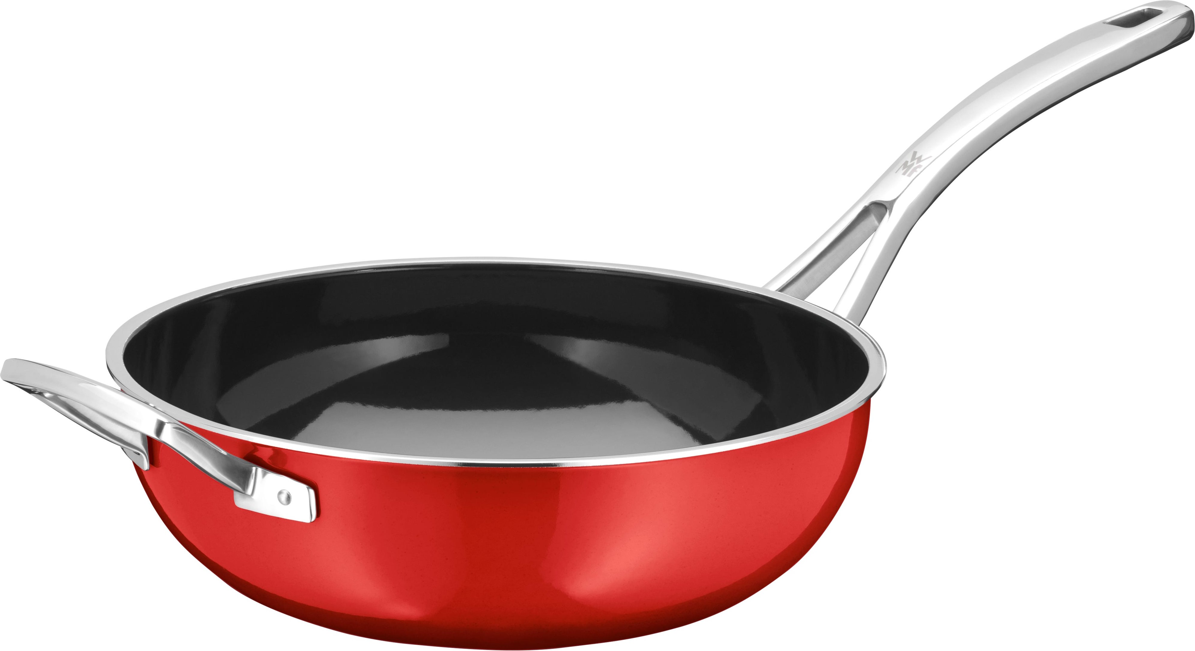 Fusiontec Mineral Wok, 28 cm, Red