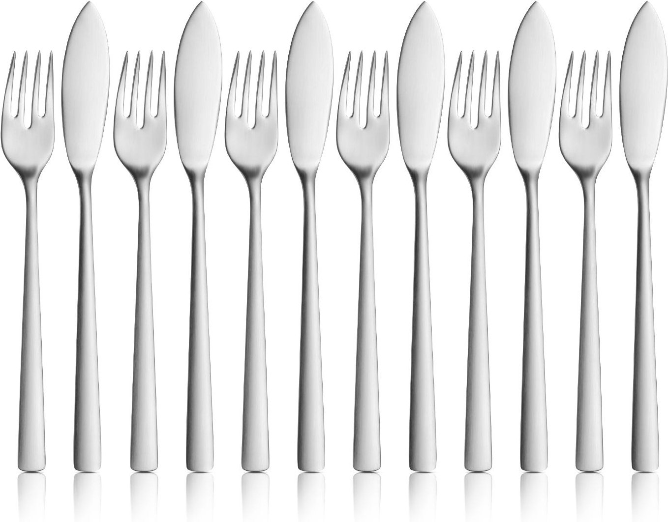 Corvo Fischbesteck-Set, 12-teilig, Cromargan protect®