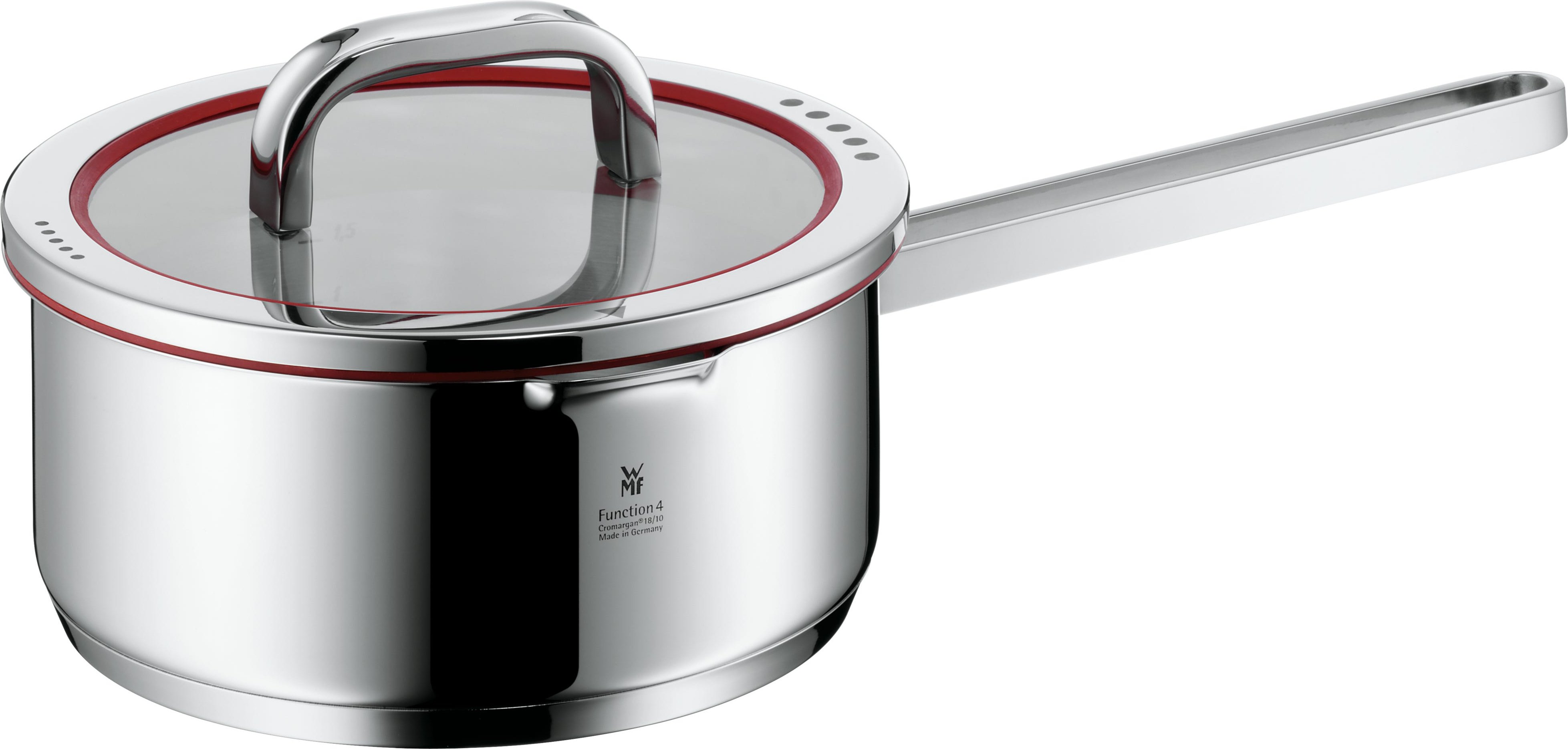 Function 4 Stielkasserolle mit Deckel, 16 cm