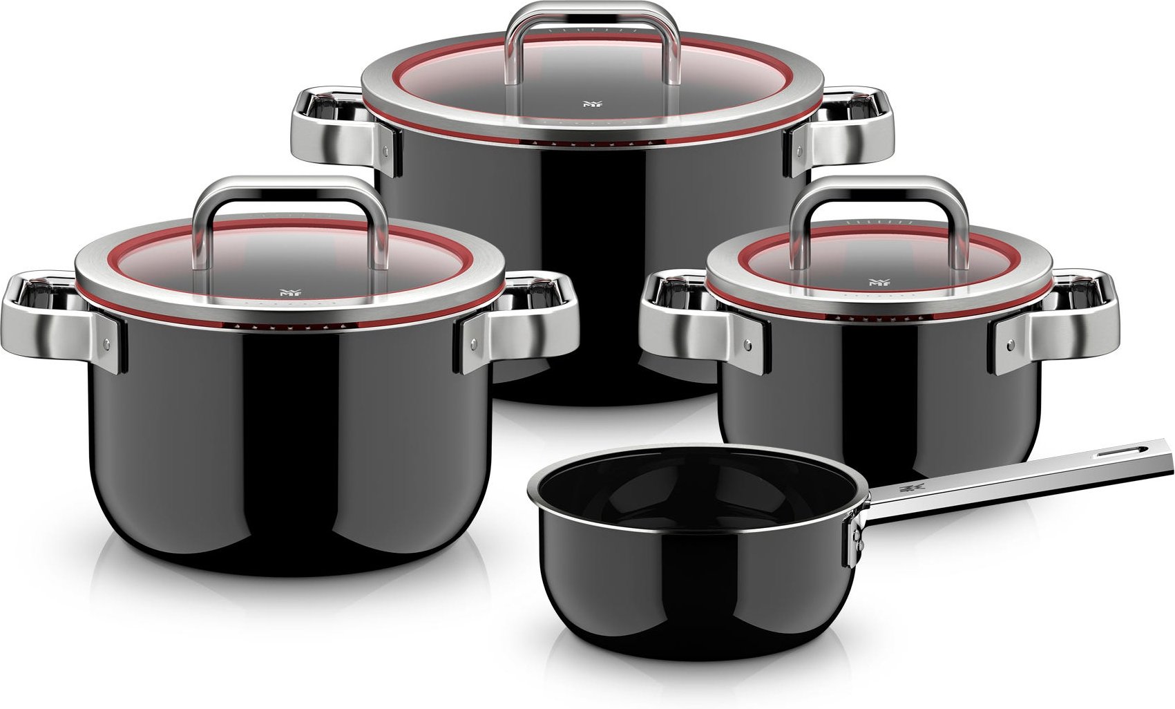 Fusiontec Function Pro, Topf-Set, 4-teilig, Black