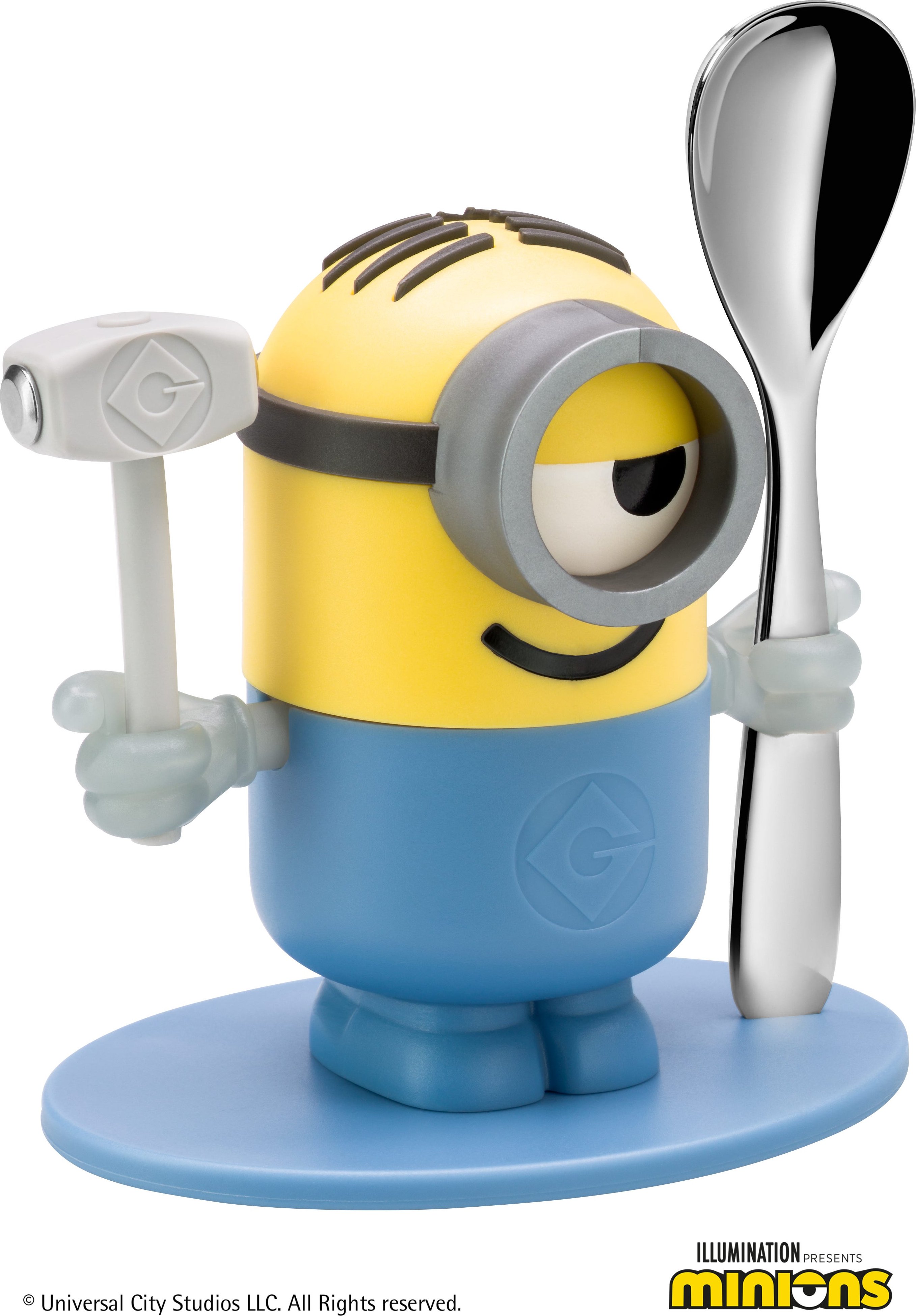 Eierbecher Minions® mit Löffel