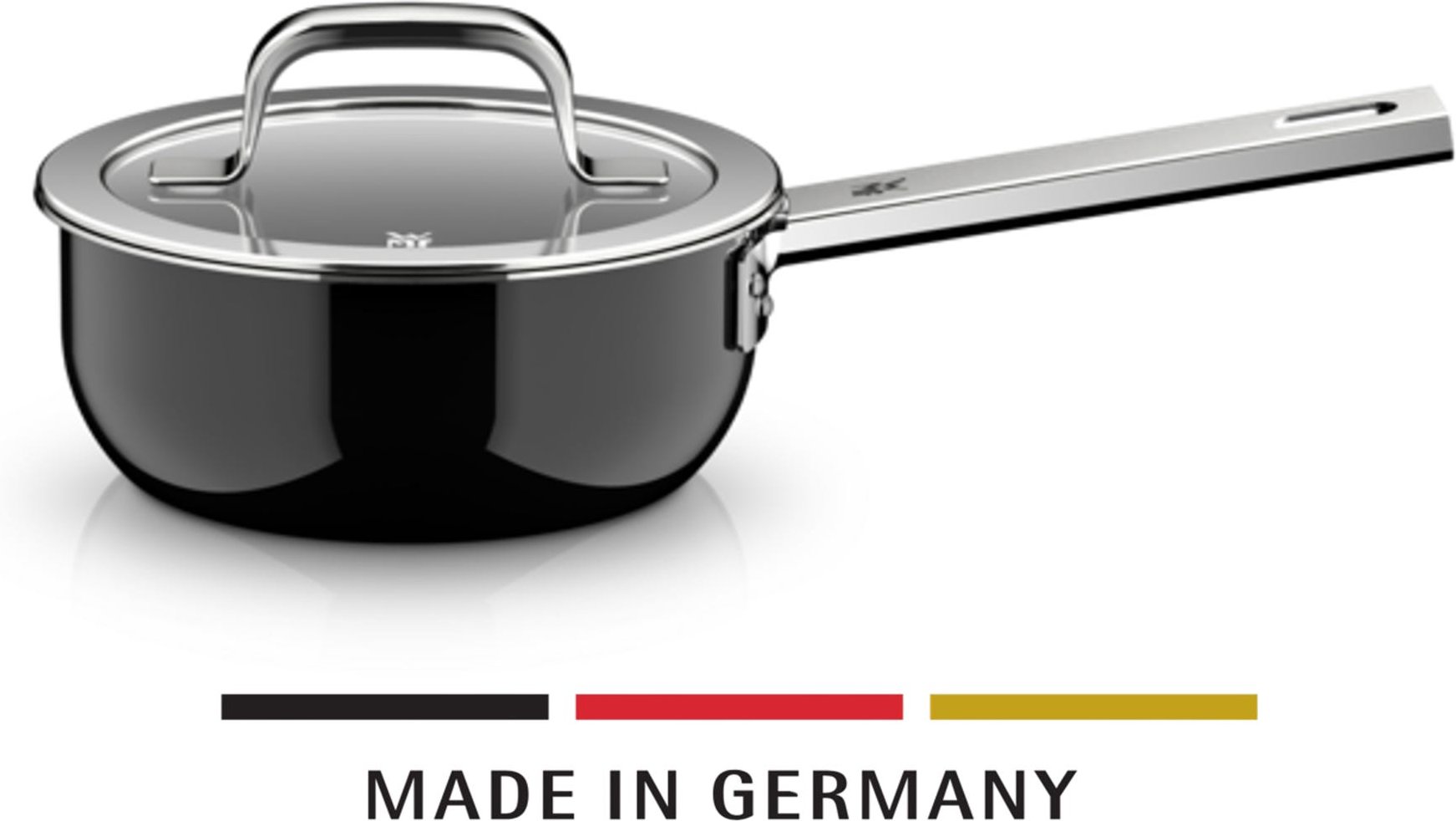 Thumbnail - Fusiontec Mineral Pro, Stielkasserolle mit Deckel, 16 cm, Black