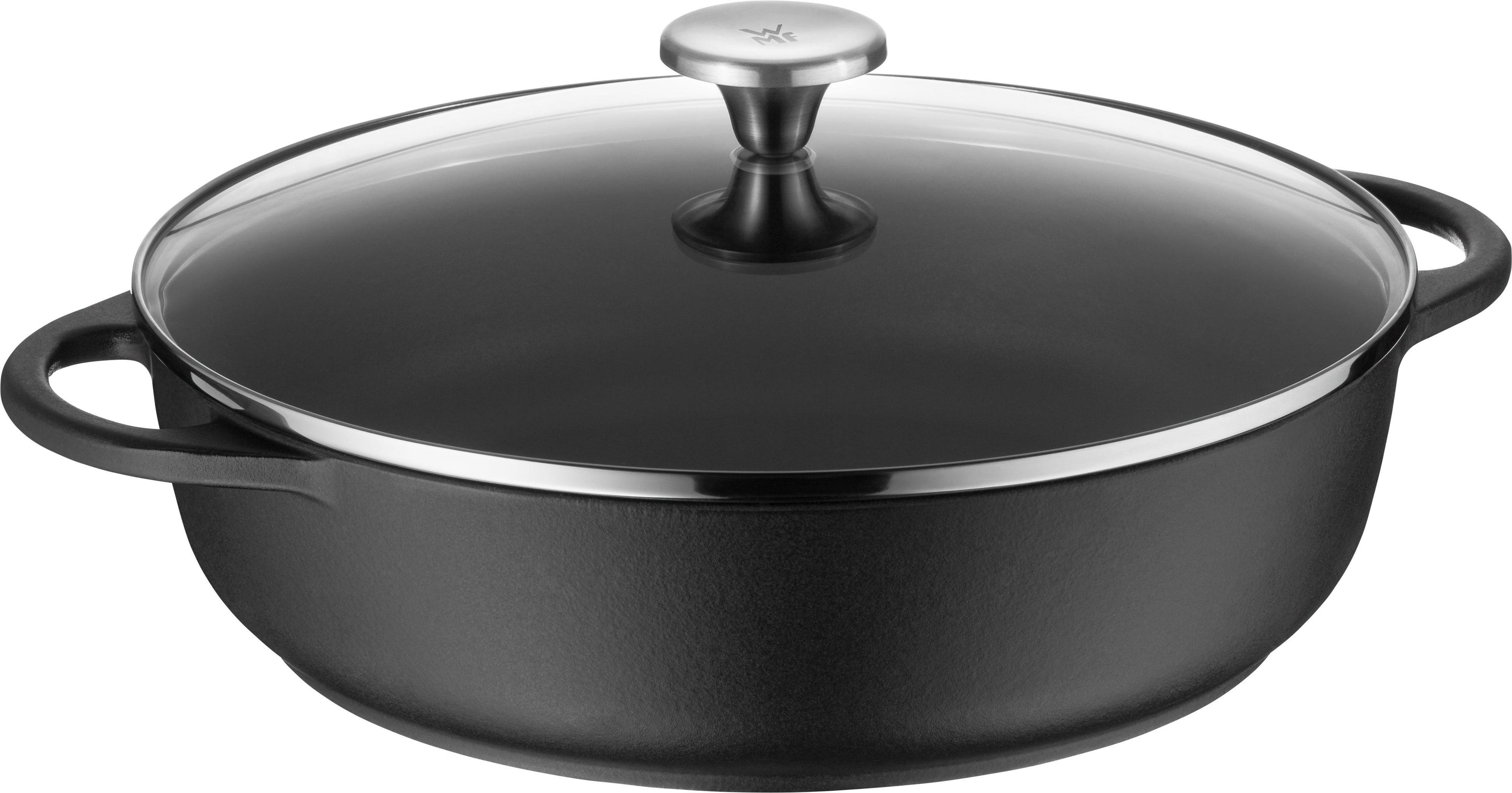 Bauernpfanne mit Glasdeckel, 28 cm