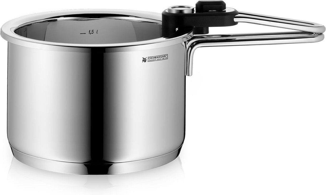 Thumbnail - Simmertopf mit Temperaturanzeige und Einsatz, 18 cm