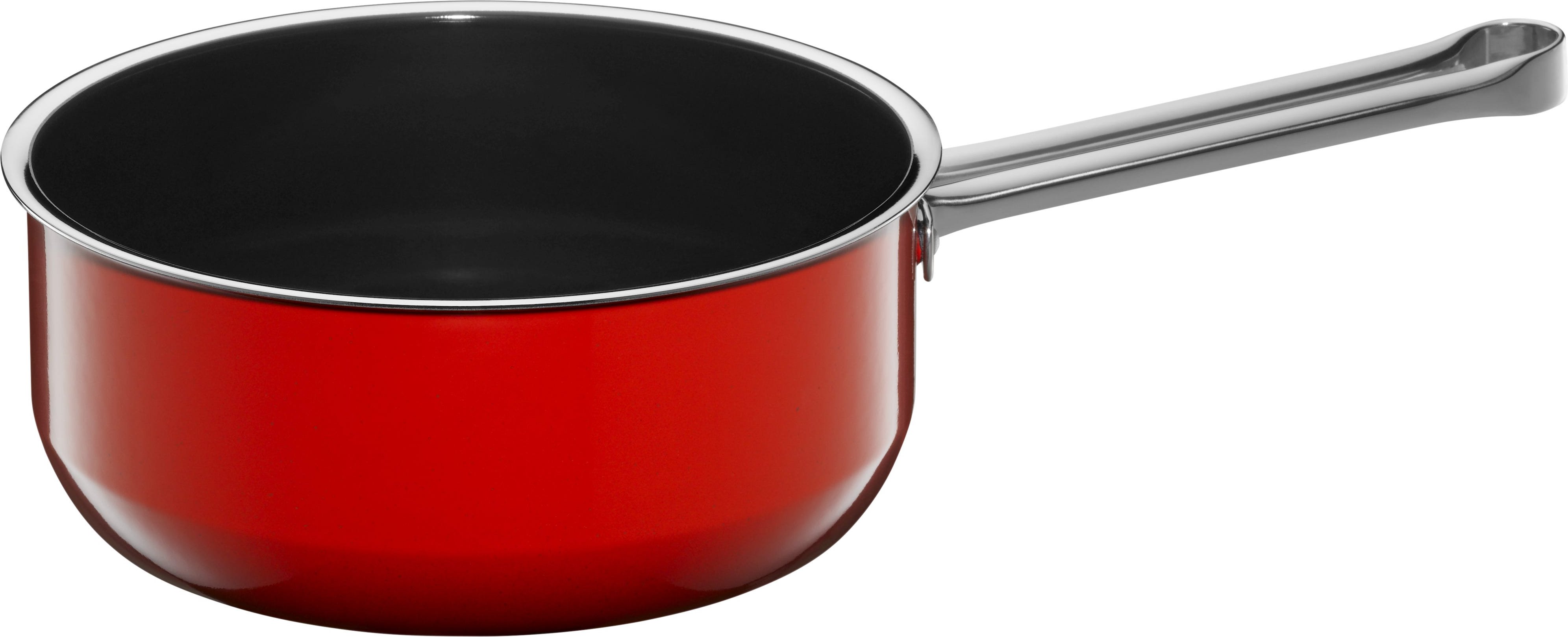 Fusiontec Compact Stielkasserolle, 18 cm, Red