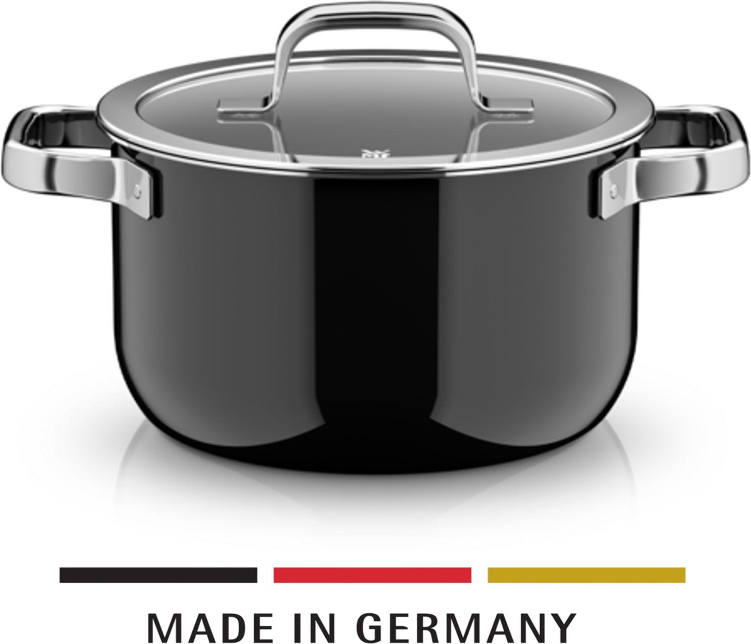 Fusiontec Mineral Pro, Kochtopf mit Deckel, 20 cm, Black