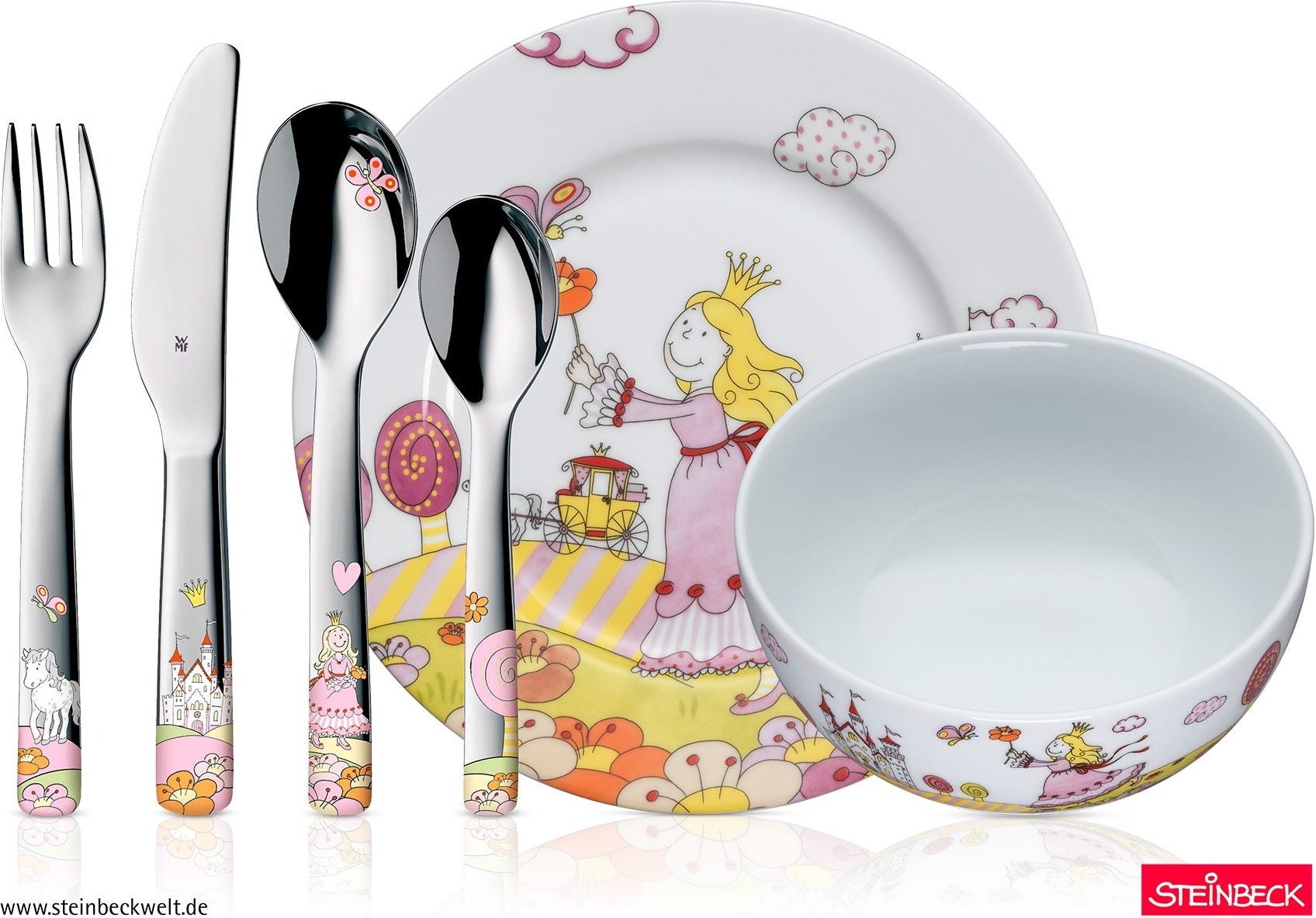 Thumbnail - Kindergeschirr-Set Prinzessin Anneli, 6-teilig