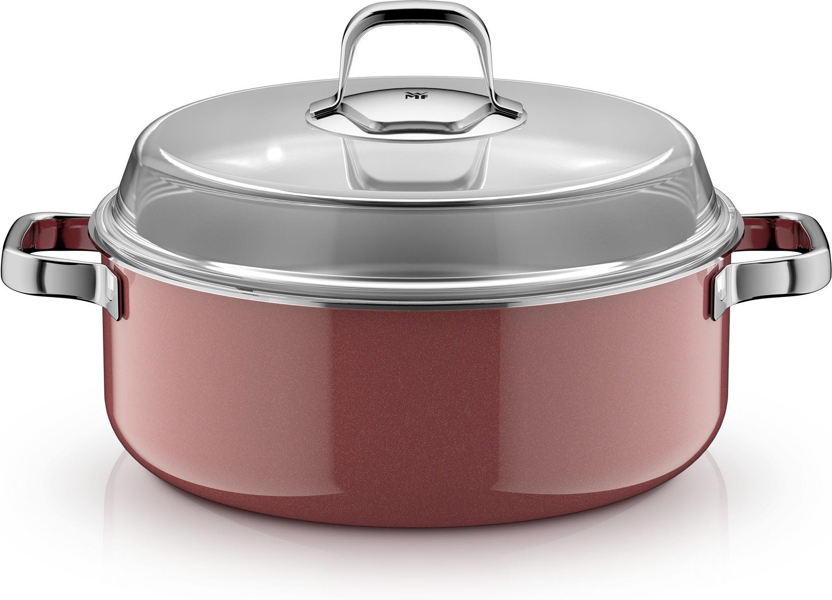 Thumbnail - Fusiontec Mineral Pro, Schmortopf mit Deckel, 28 cm, Rose Quartz