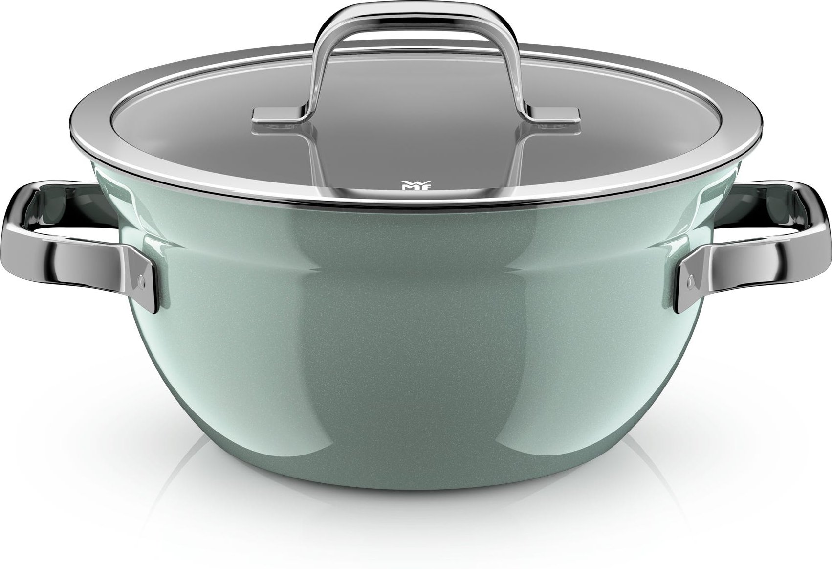 Fusiontec Mineral Pro, Kochschüssel mit Deckel, 24 cm, Eucalyptus Haze