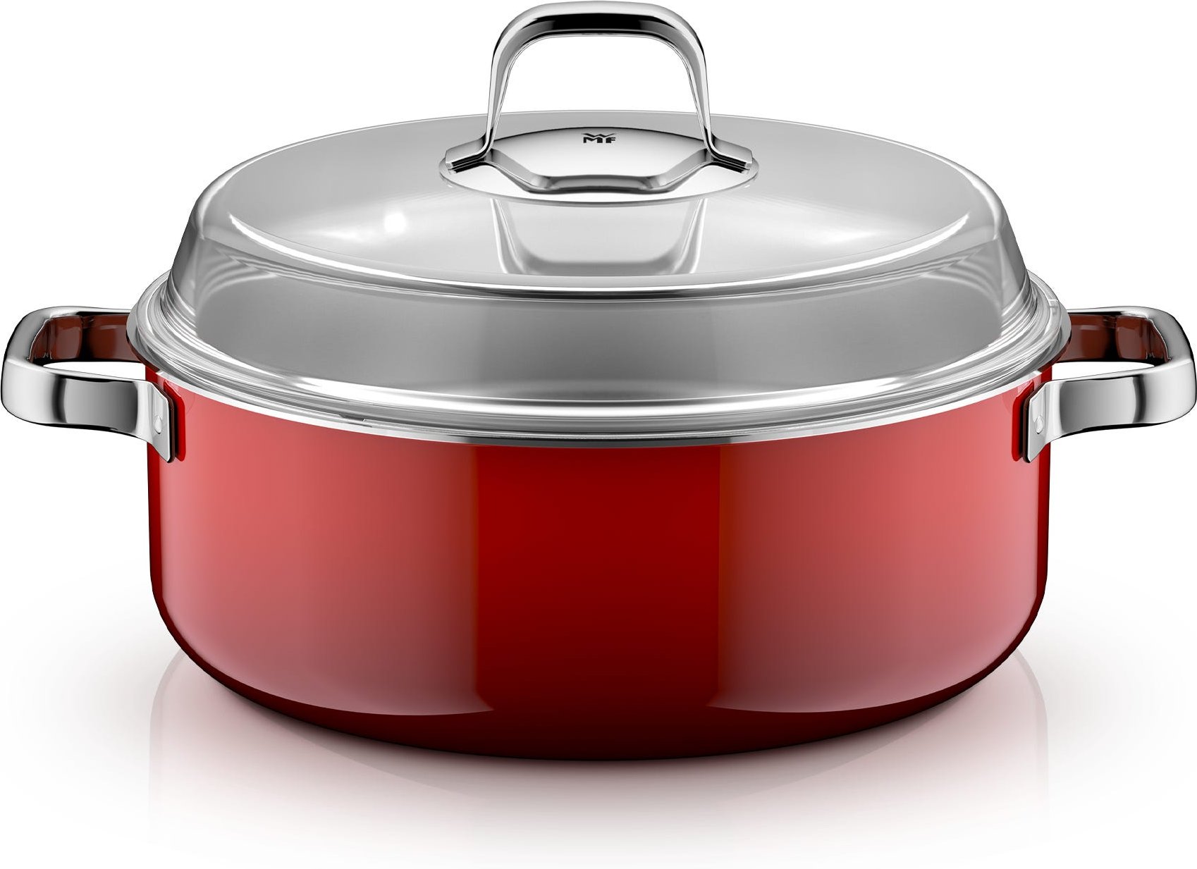 Thumbnail - Fusiontec Mineral Pro, Schmortopf mit Deckel, 28 cm, Passion Red