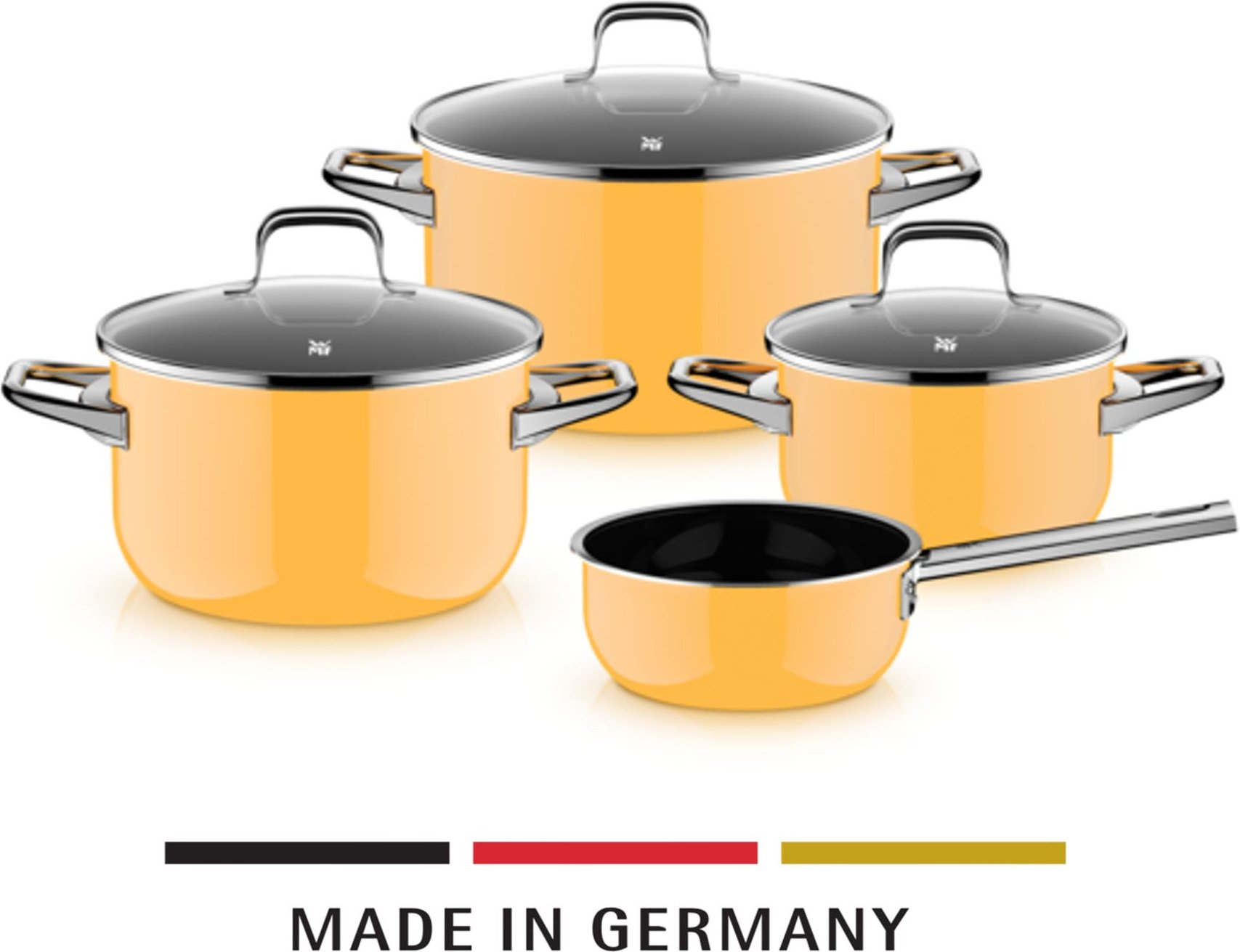 Fusiontec Essential Pro, Topf-Set, 4-teilig, Mango Yellow