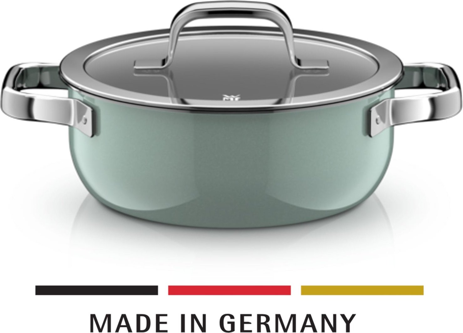 Fusiontec Mineral Pro, Bratentopf mit Decke, 20 cm, Eucalyptus Haze