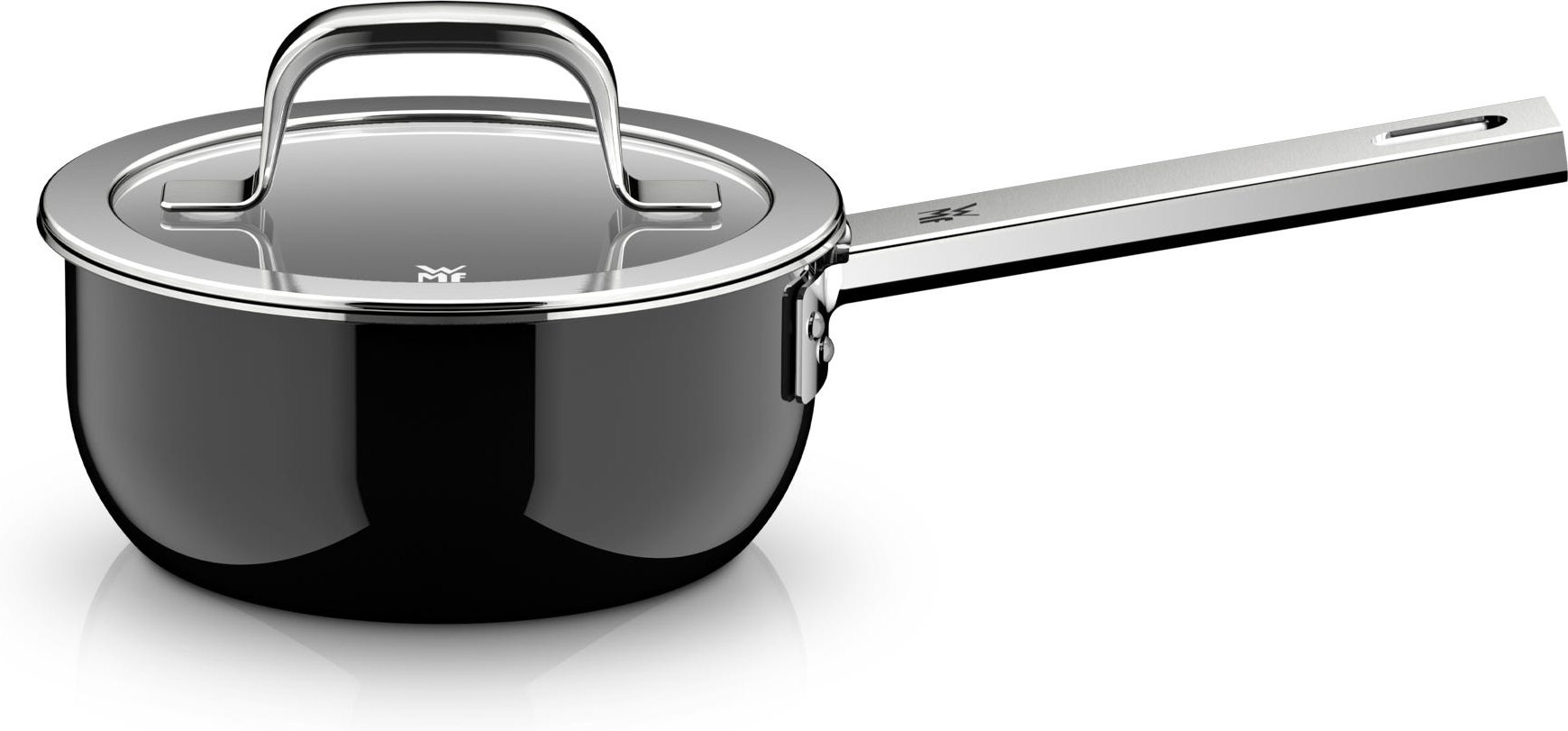 Thumbnail - Fusiontec Mineral Pro, Stielkasserolle mit Deckel, 16 cm, Black