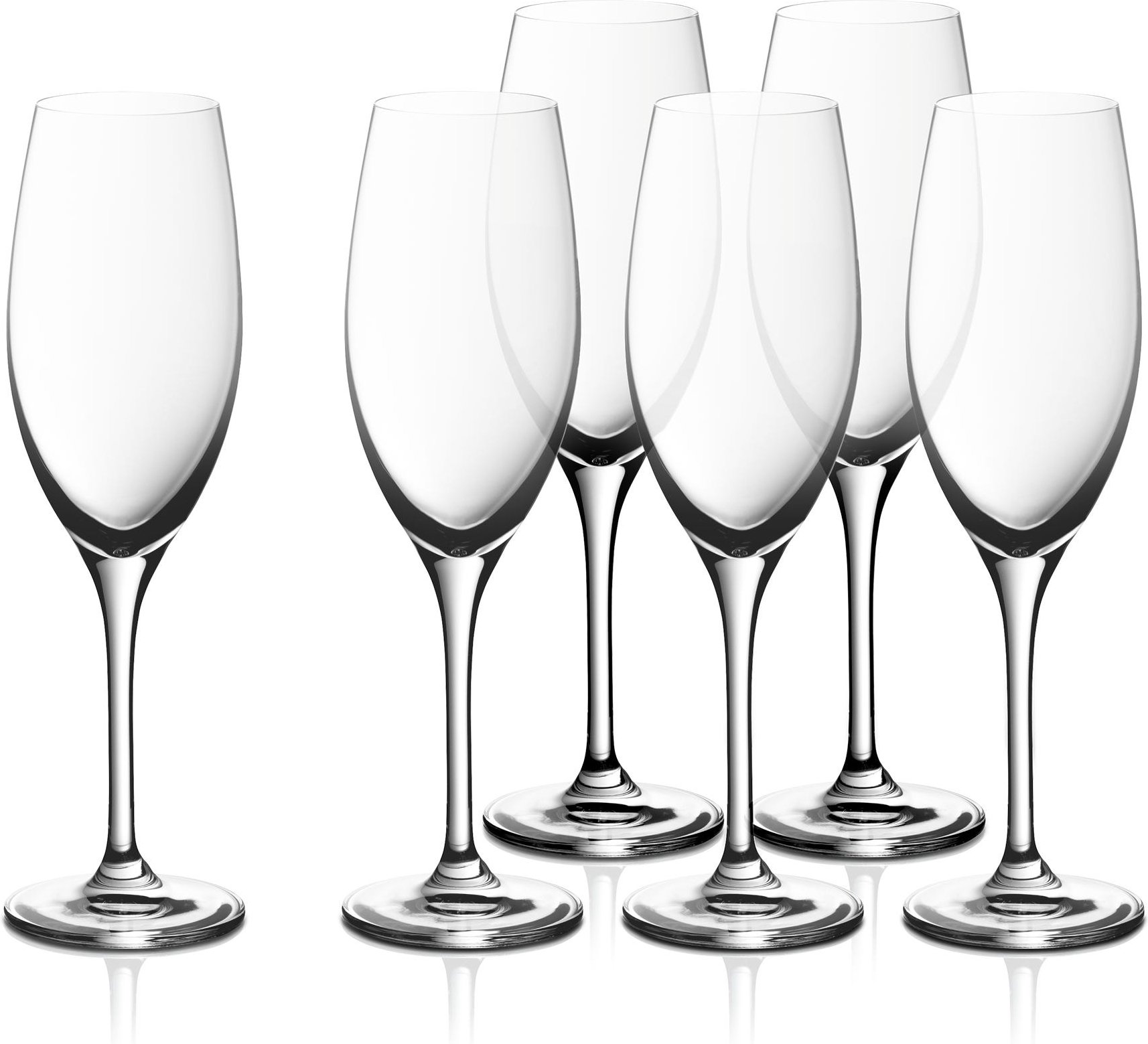 EasyPlus Champagnerkelche, 6 Stück