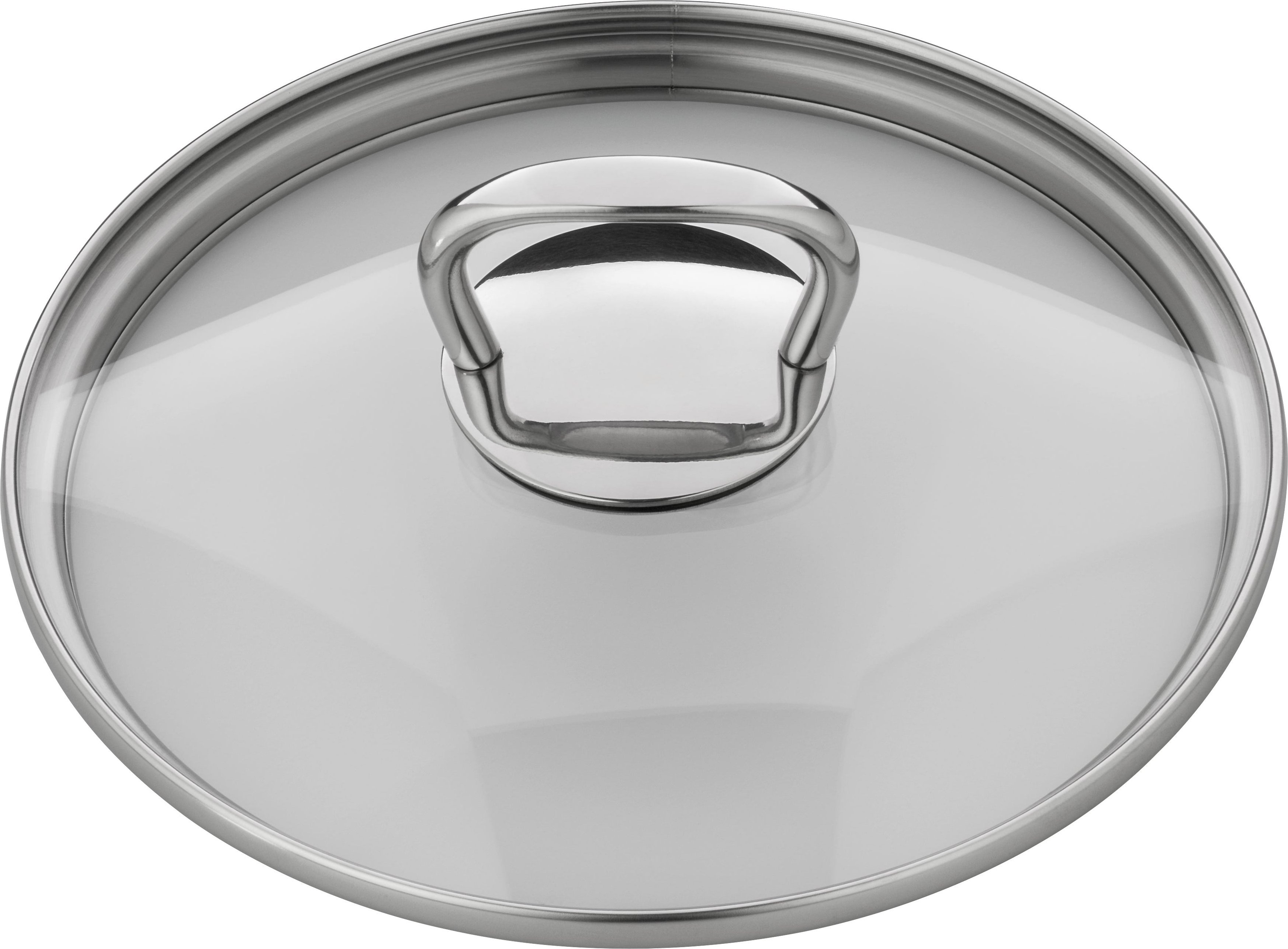 Ersatz-Glasdeckel mit eckigem Griff, 16 cm