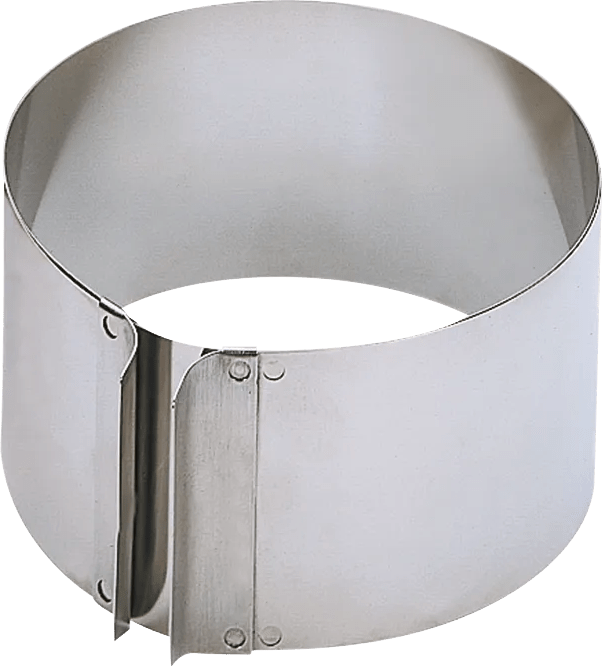 KAISER Inspiration Tortenring mit Griffen, 9 cm hoch