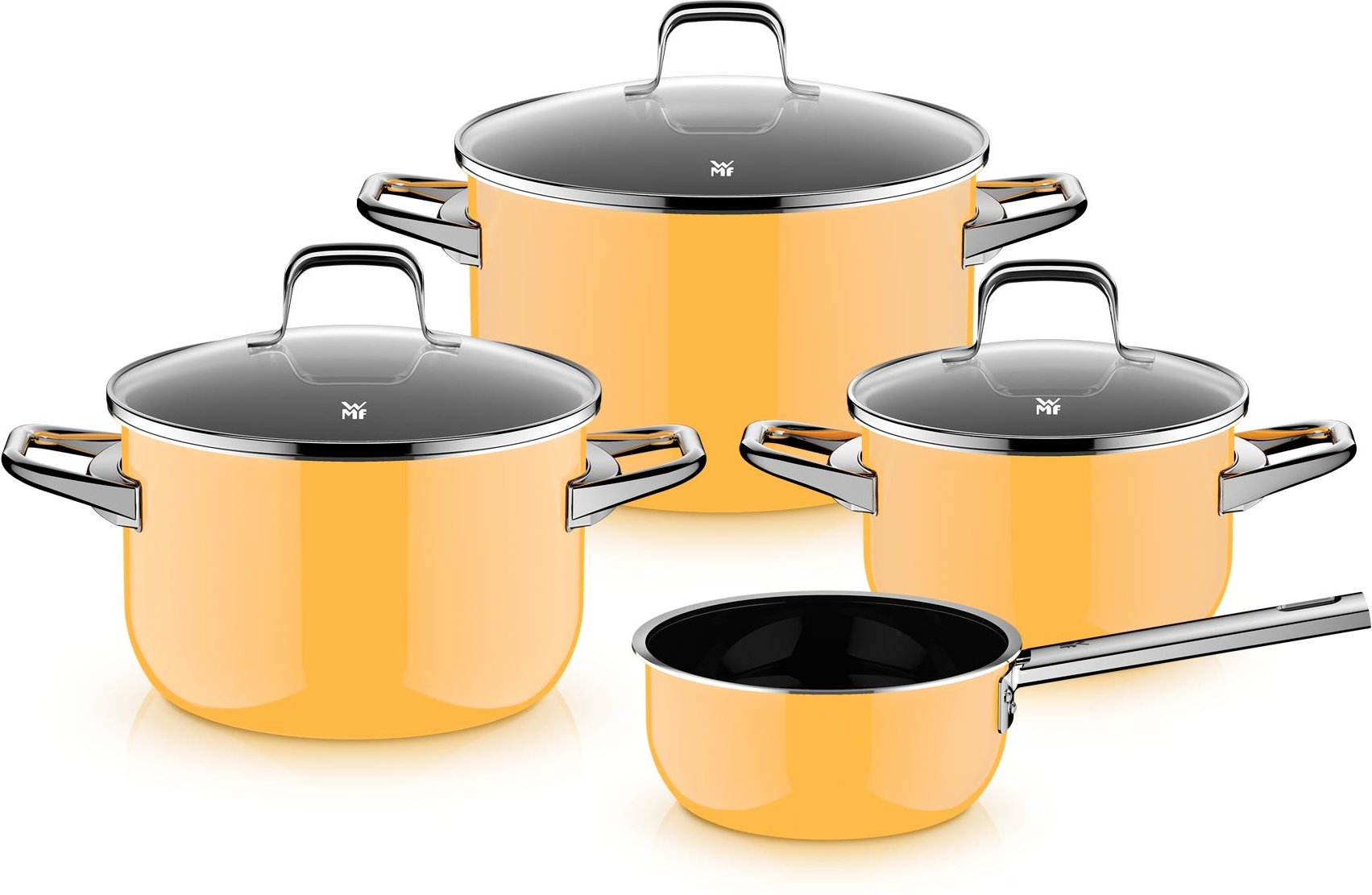 Fusiontec Essential Pro, Topf-Set, 4-teilig, Mango Yellow