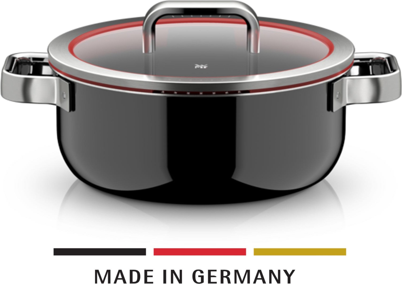 Fusiontec Function Pro, Bratentopf mit Deckel, 24 cm, Black