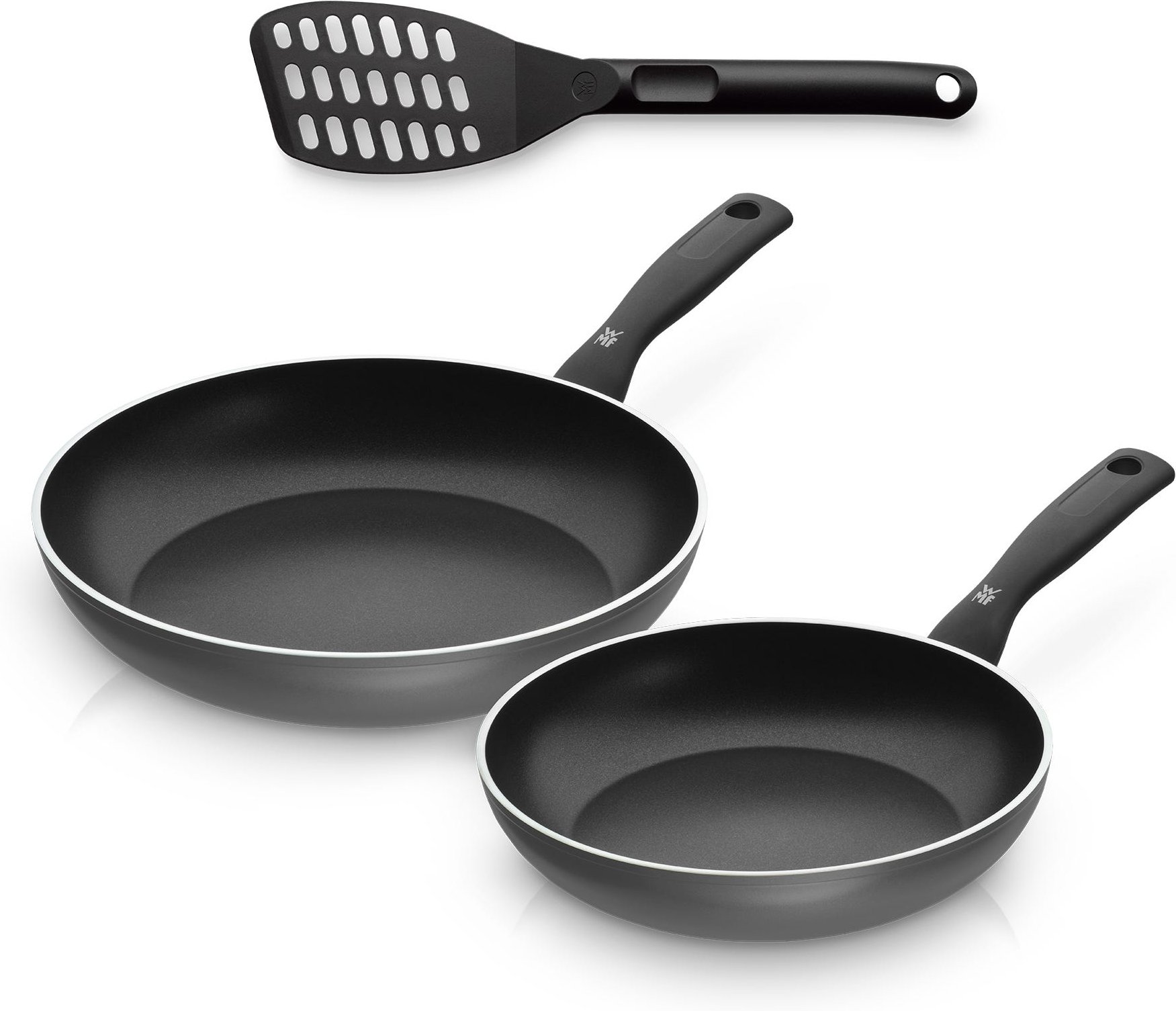 PermaDur Inspire Stielpfannen-Set (24 und 28 cm) mit Pfannenwender