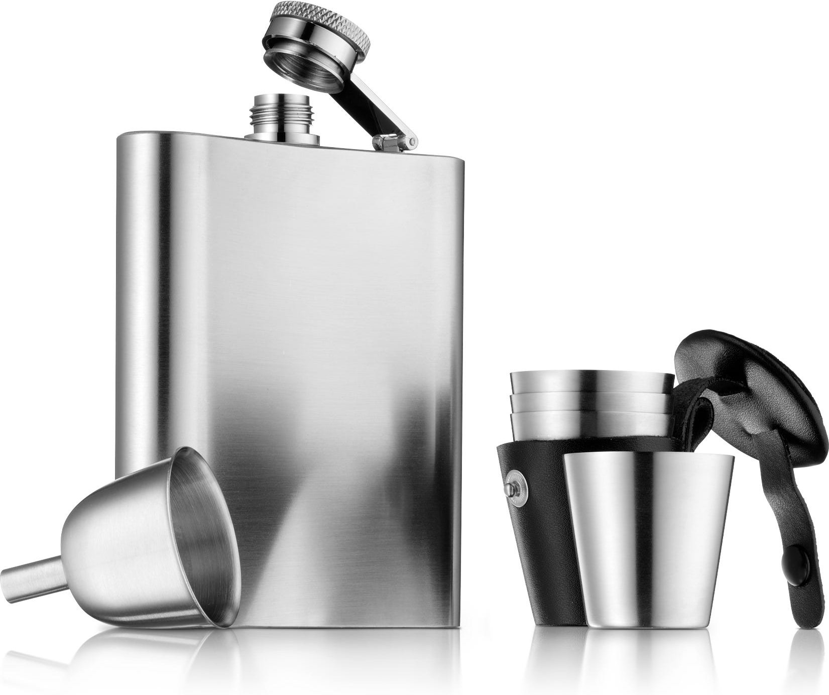 Manhattan Flachmann-Set, 6-teilig