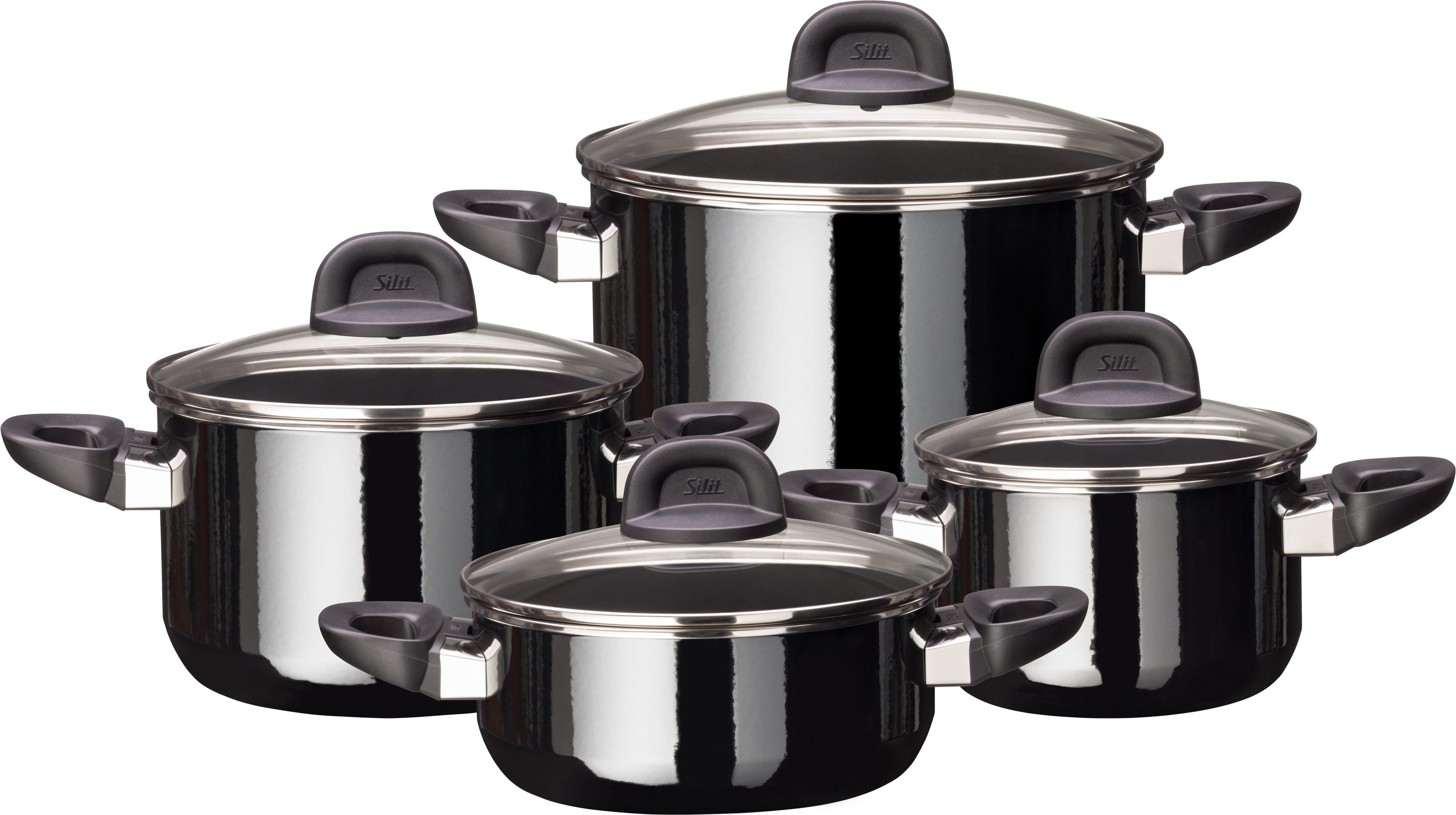 Thumbnail - Silit Silargan® Modesto Topf-Set 4-teilig, Black