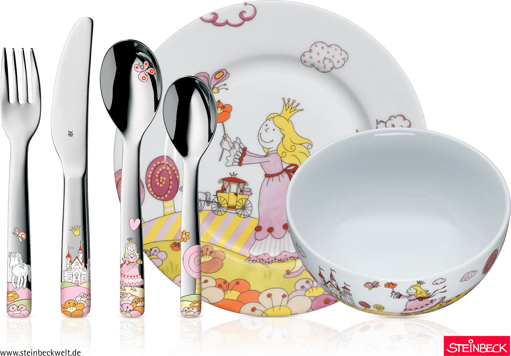 Thumbnail - Kindergeschirr-Set Prinzessin Anneli, 6-teilig