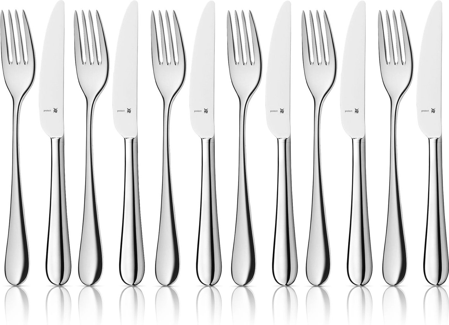 Merit Dessertbesteck-Set, 12-teilig, Cromargan protect®