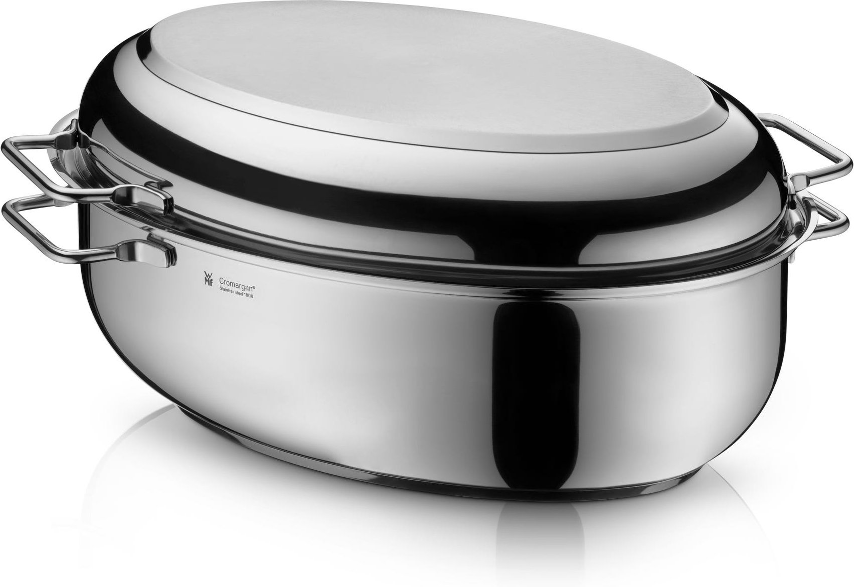 Extrabräter mit Metalldeckel, Drahteinsatz und Fleischthermometer