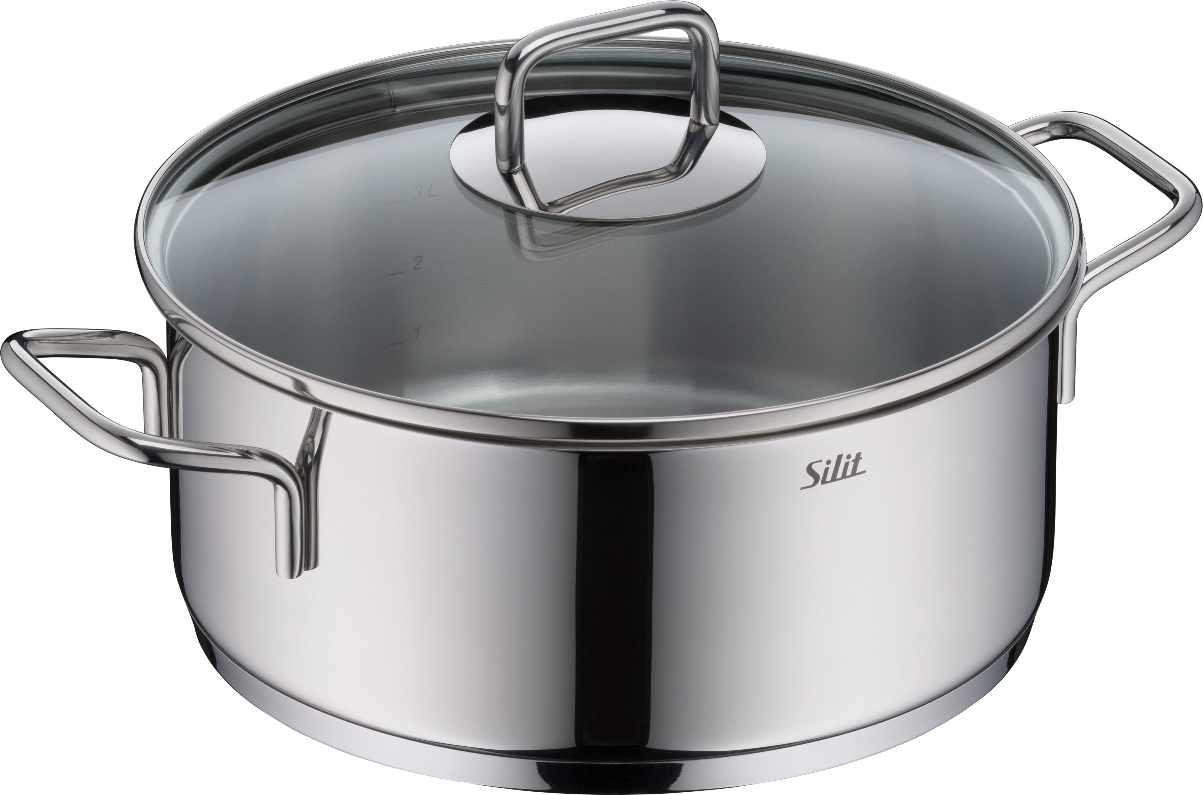 Thumbnail - Silit Extra Cook Bratentopf 24 cm mit Glasdeckel