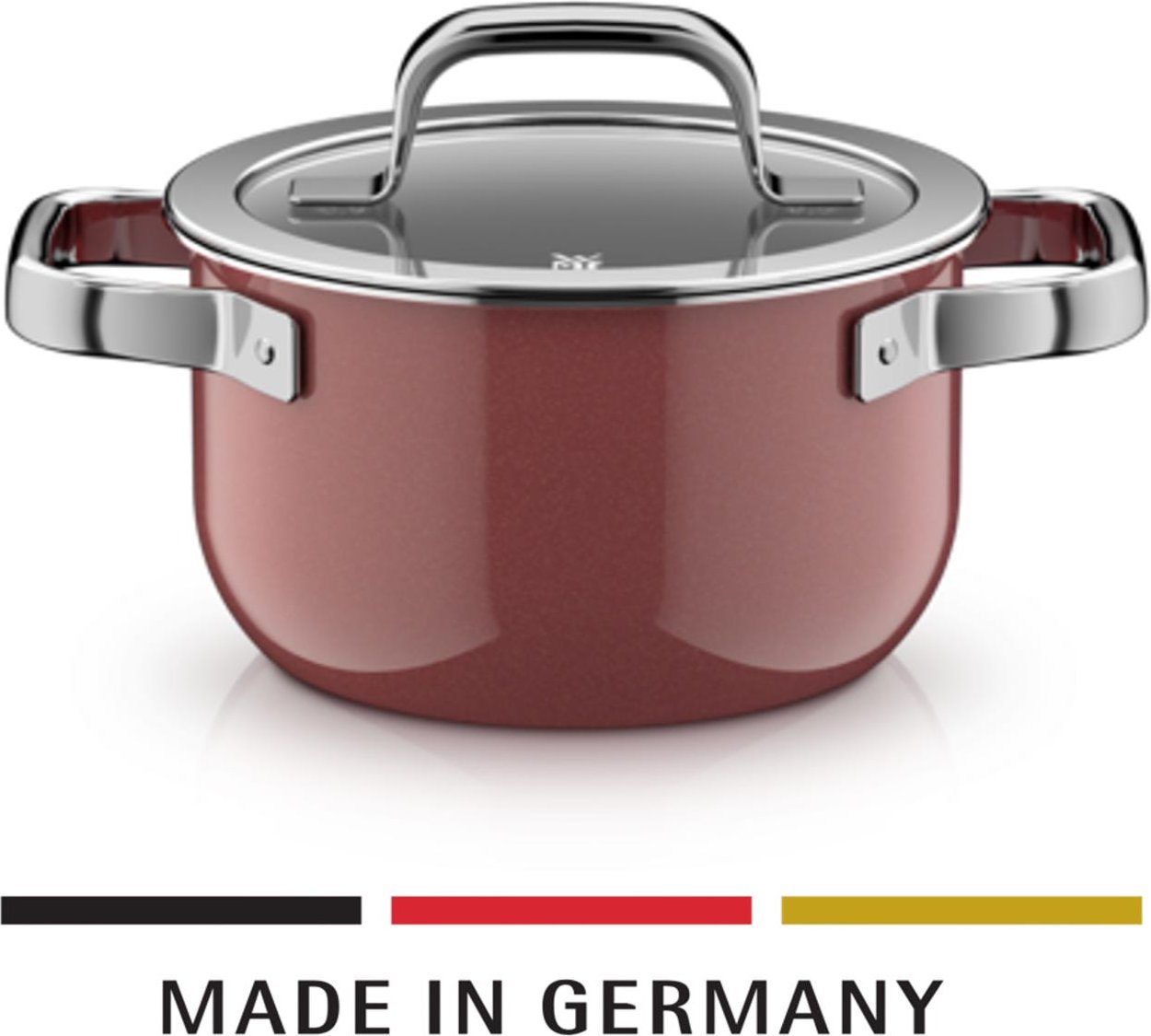 Fusiontec Mineral Pro, Kochtopf mit Deckel, 16 cm, Rose Quartz