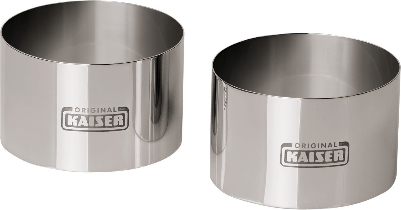 KAISER Inspiration Dessert- und Speiseringe, 2 Stück