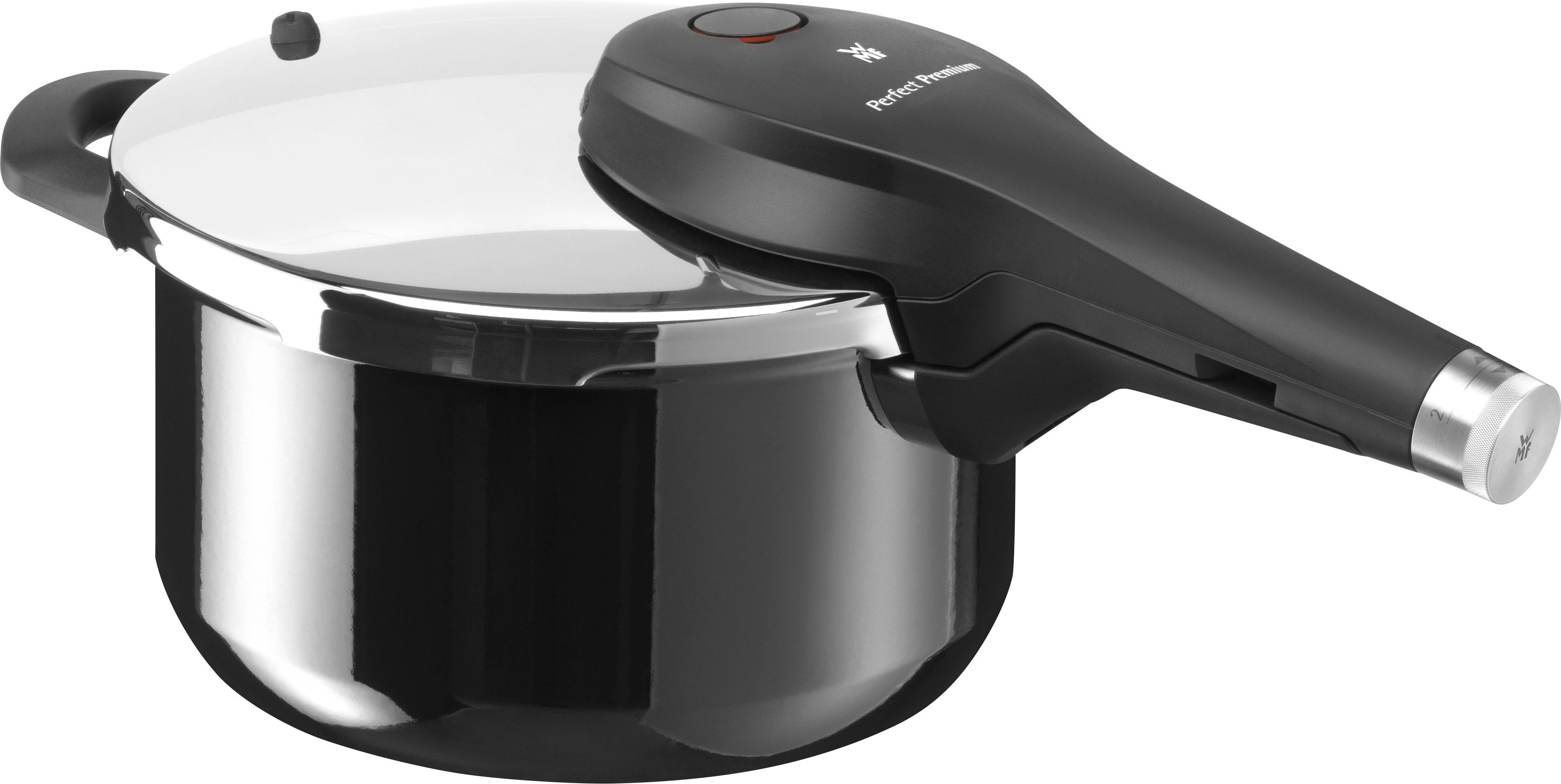 Fusiontec Perfect Premium Schnellkochtopf, 22 cm, 4,5 Liter, Black