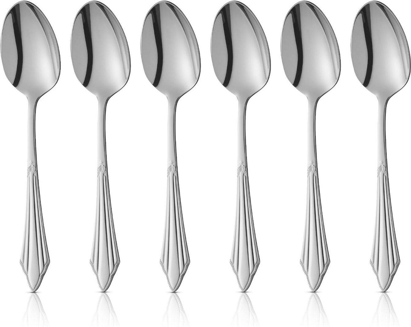 Fächer Espressolöffel-Set, 6 Stück, Cromargan protect®