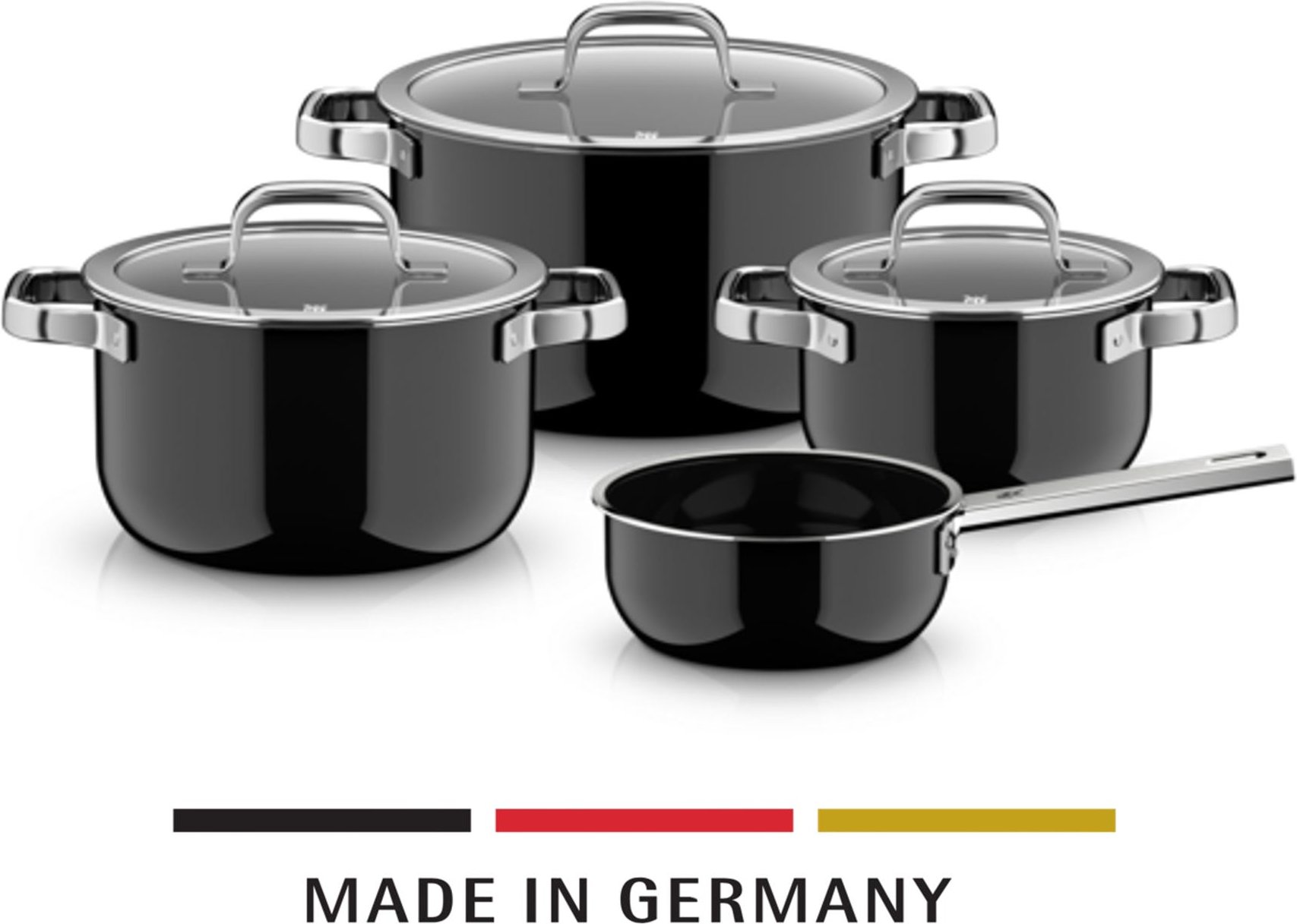 Fusiontec Mineral Pro, Topf-Set, 4-teilig, Black