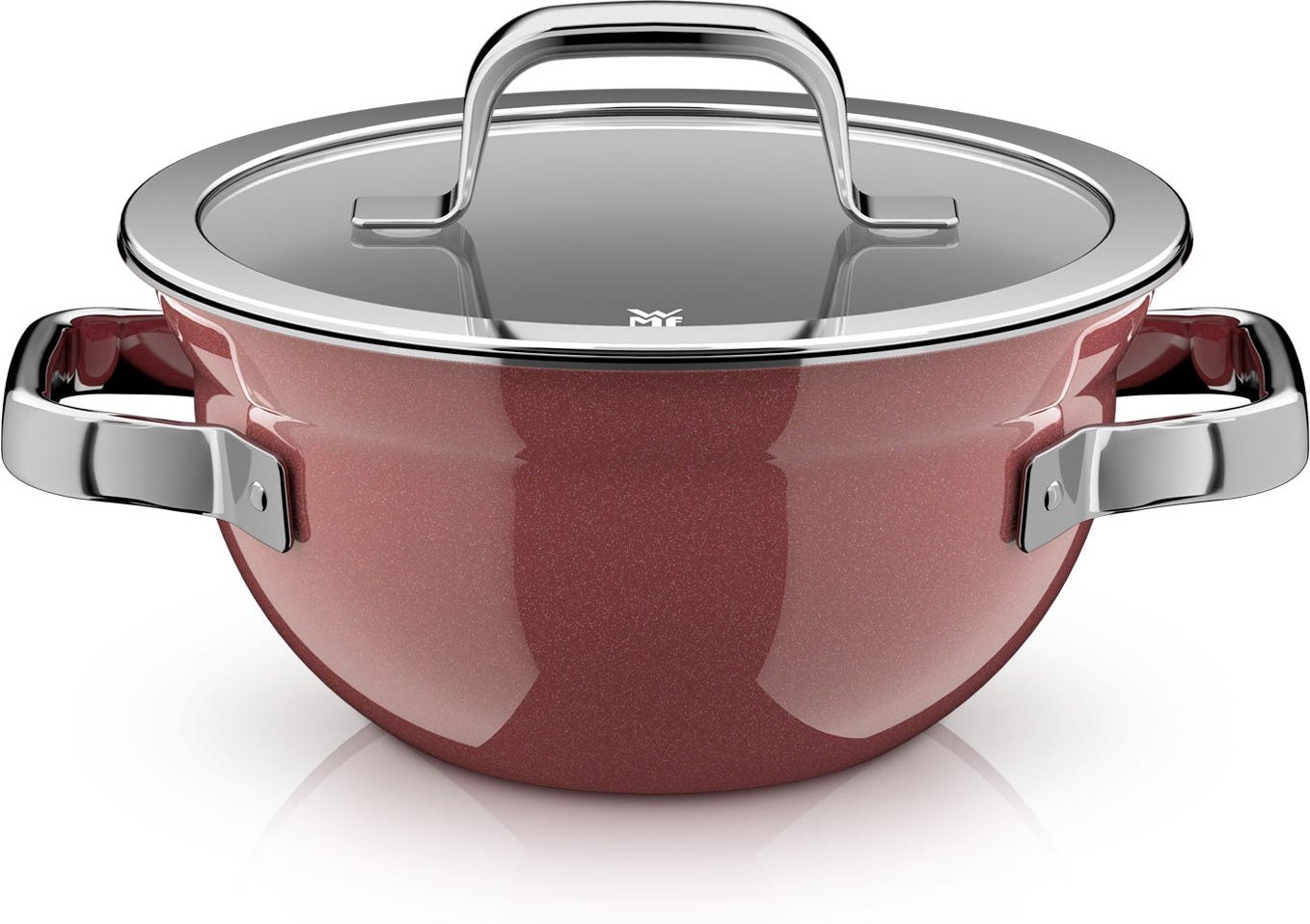 Fusiontec Mineral Pro, Kochschüssel mit Deckel, 20 cm, Rose Quartz