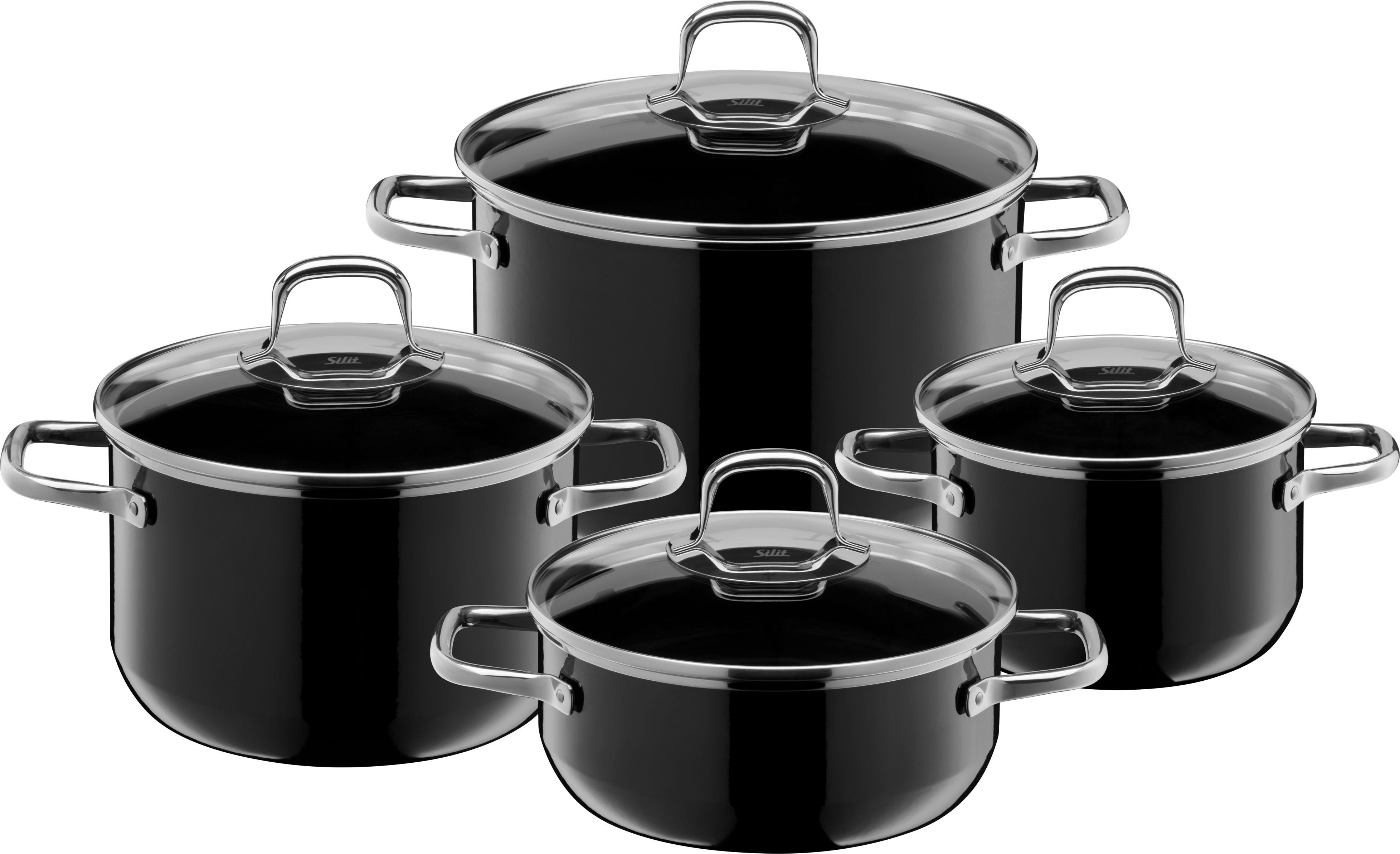 Silit Silargan® Elegance Topf-Set, 4-teilig, Black