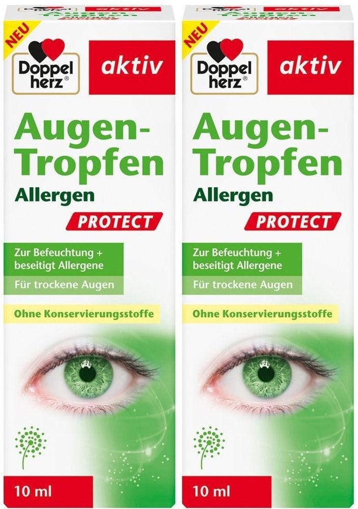 Doppelherz Augen-Tropfen Allergen Protect 2x 2x10 ml Tropfen